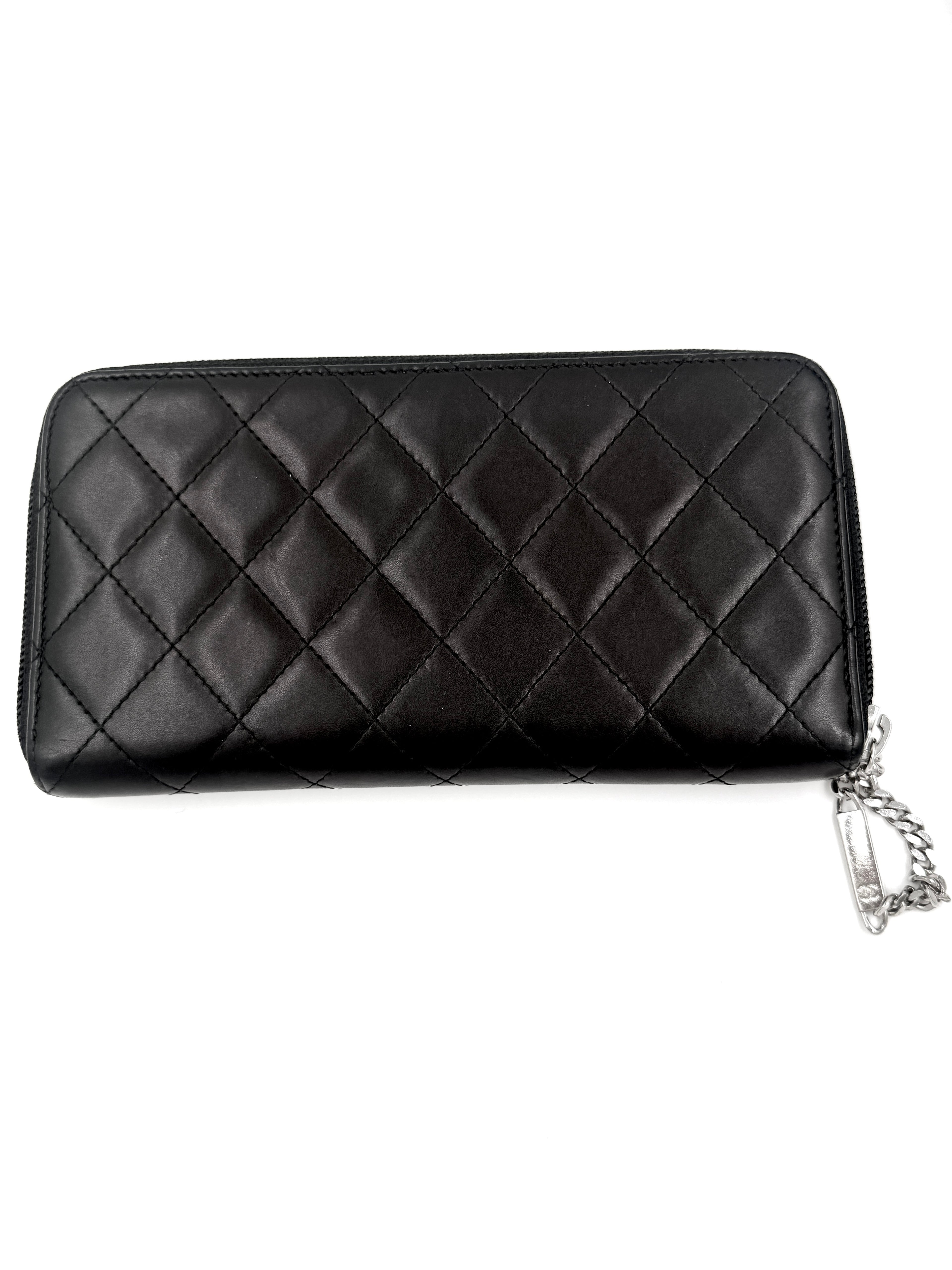 Pre-Owned Chanel Cambon Zip Around Wallet - Authenticated