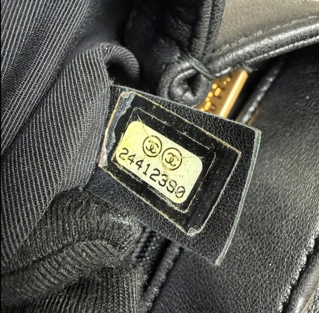 Pre-owned Chanel 2017-2018 Chevron Sheepskin Stitched Chain Top Handle & Crossbody Flap Satchel - Authenticated