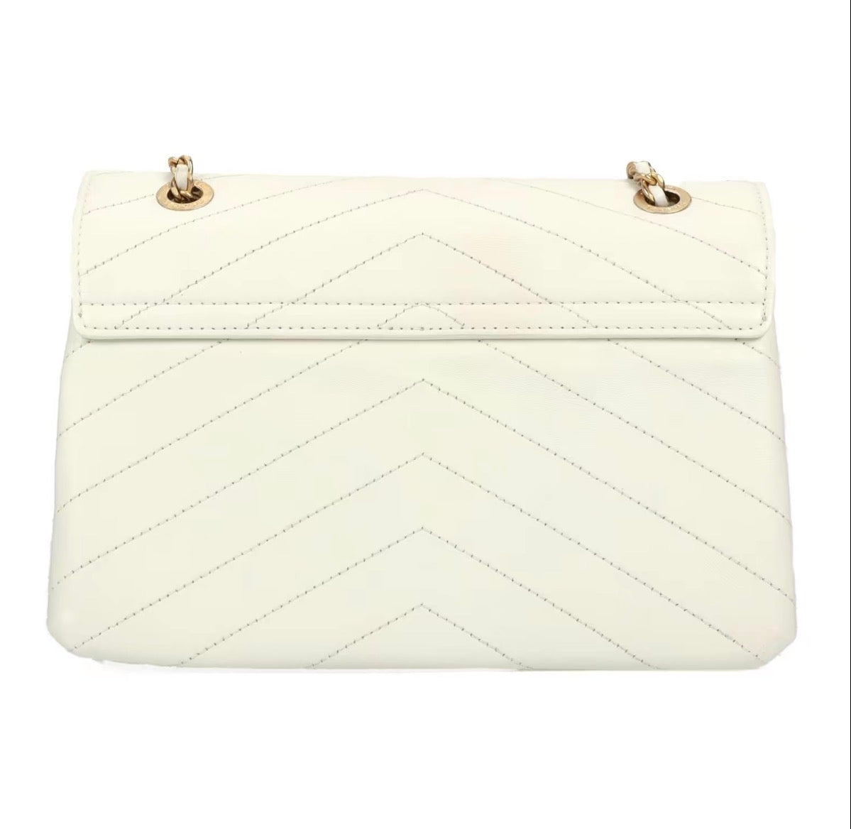 Pre-owned Chanel Coco Chevron Envelope Flap Crossbody Bag - Authenticated