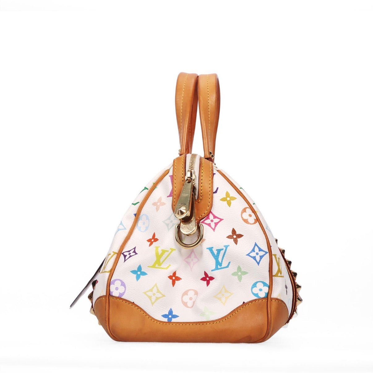 Pre-Owned Louis Vuitton Monogram Murakami Courtney MM Satchel - Authenticated