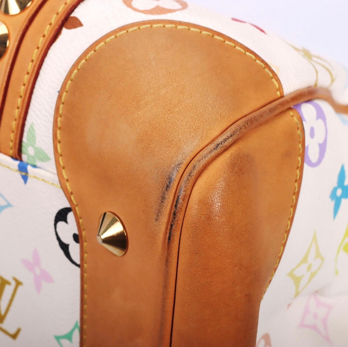Pre-Owned Louis Vuitton Monogram Murakami Courtney MM Satchel - Authenticated