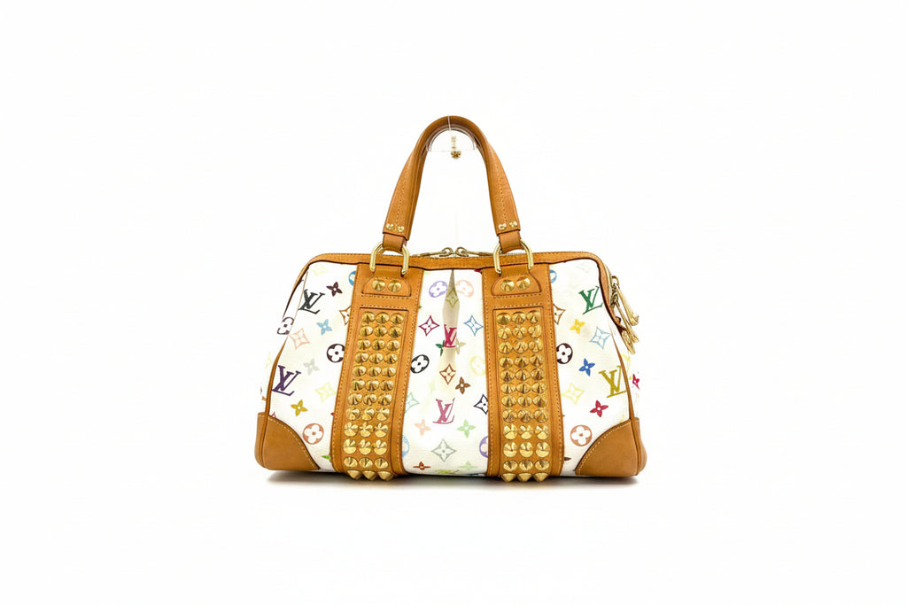 Pre-Owned Louis Vuitton Monogram Murakami Courtney MM Satchel - Authenticated