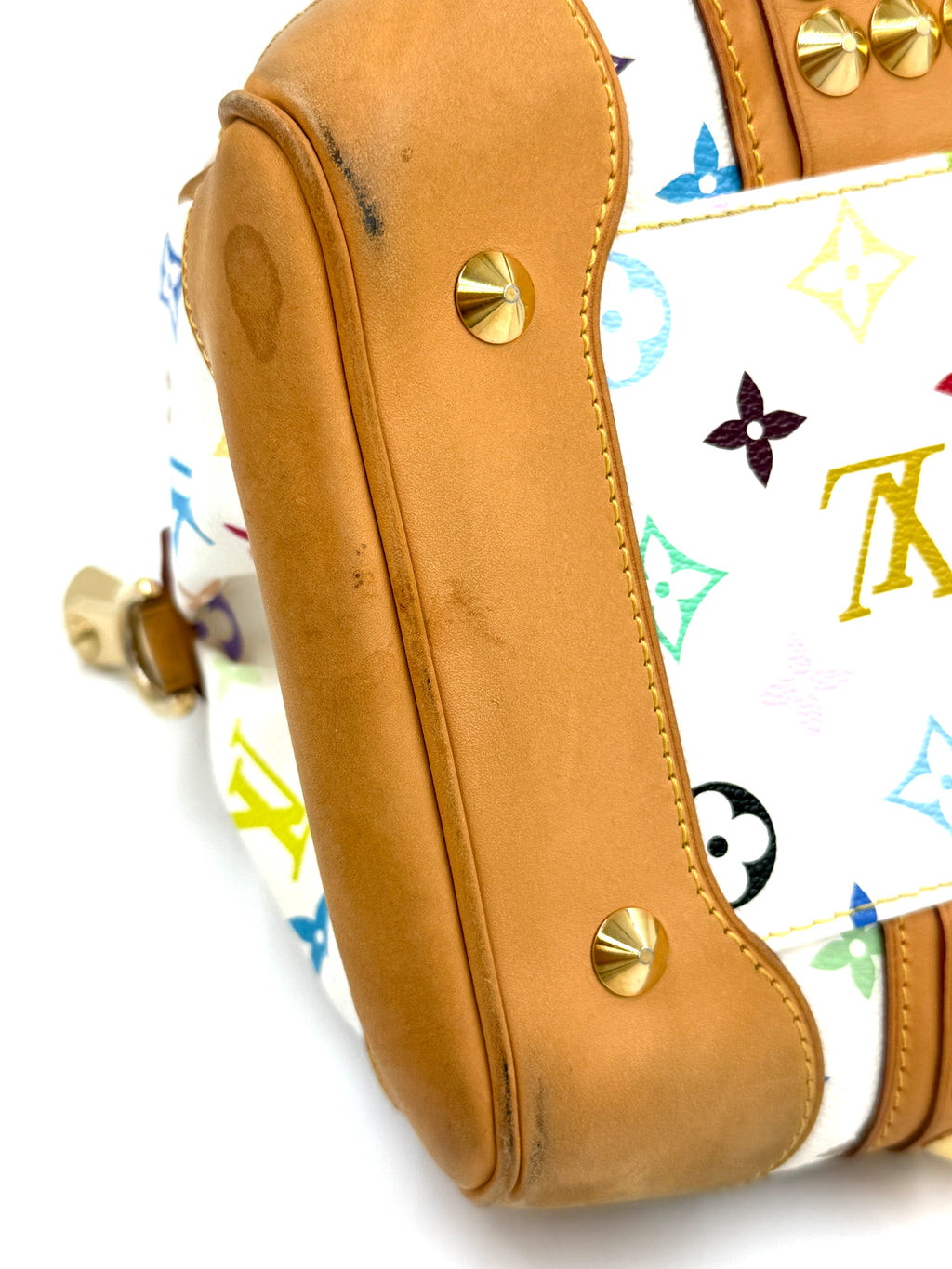 Pre-Owned Louis Vuitton Monogram Murakami Courtney MM Satchel - Authenticated