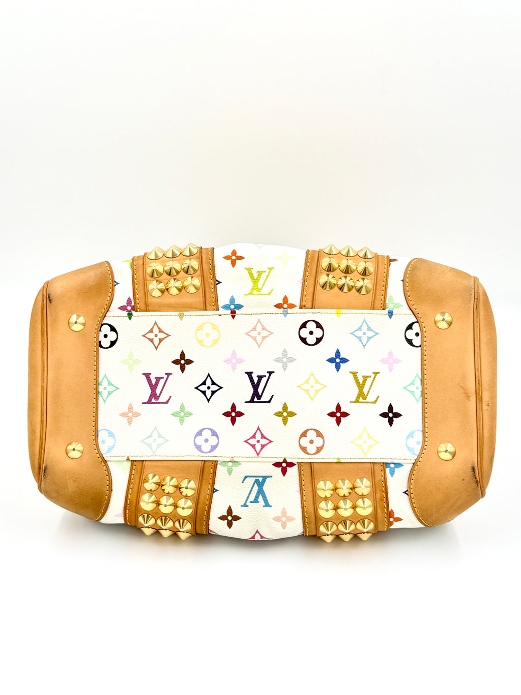 Pre-Owned Louis Vuitton Monogram Murakami Courtney MM Satchel - Authenticated