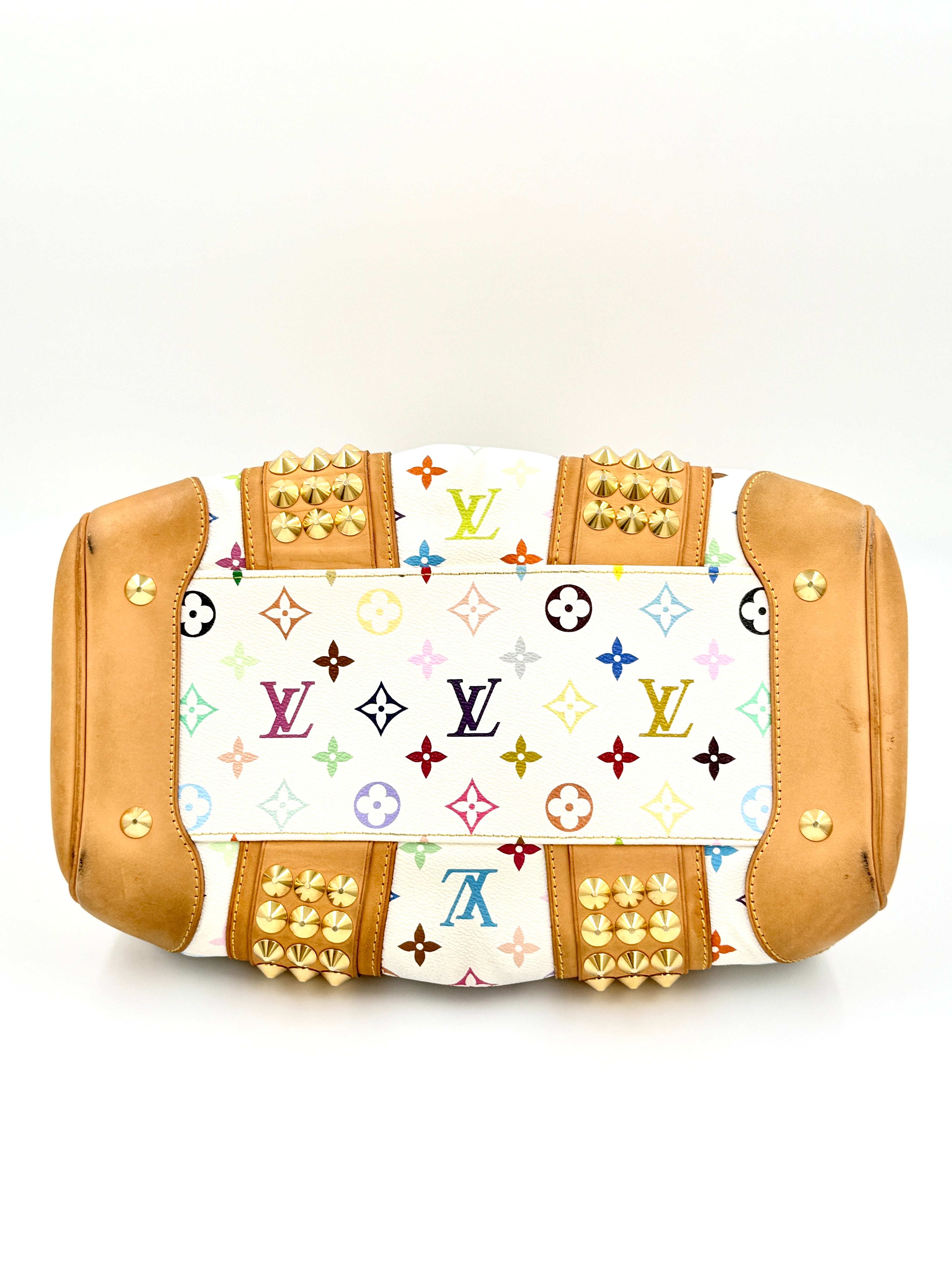 Pre-Owned Louis Vuitton Monogram Murakami Courtney MM Satchel - Authenticated