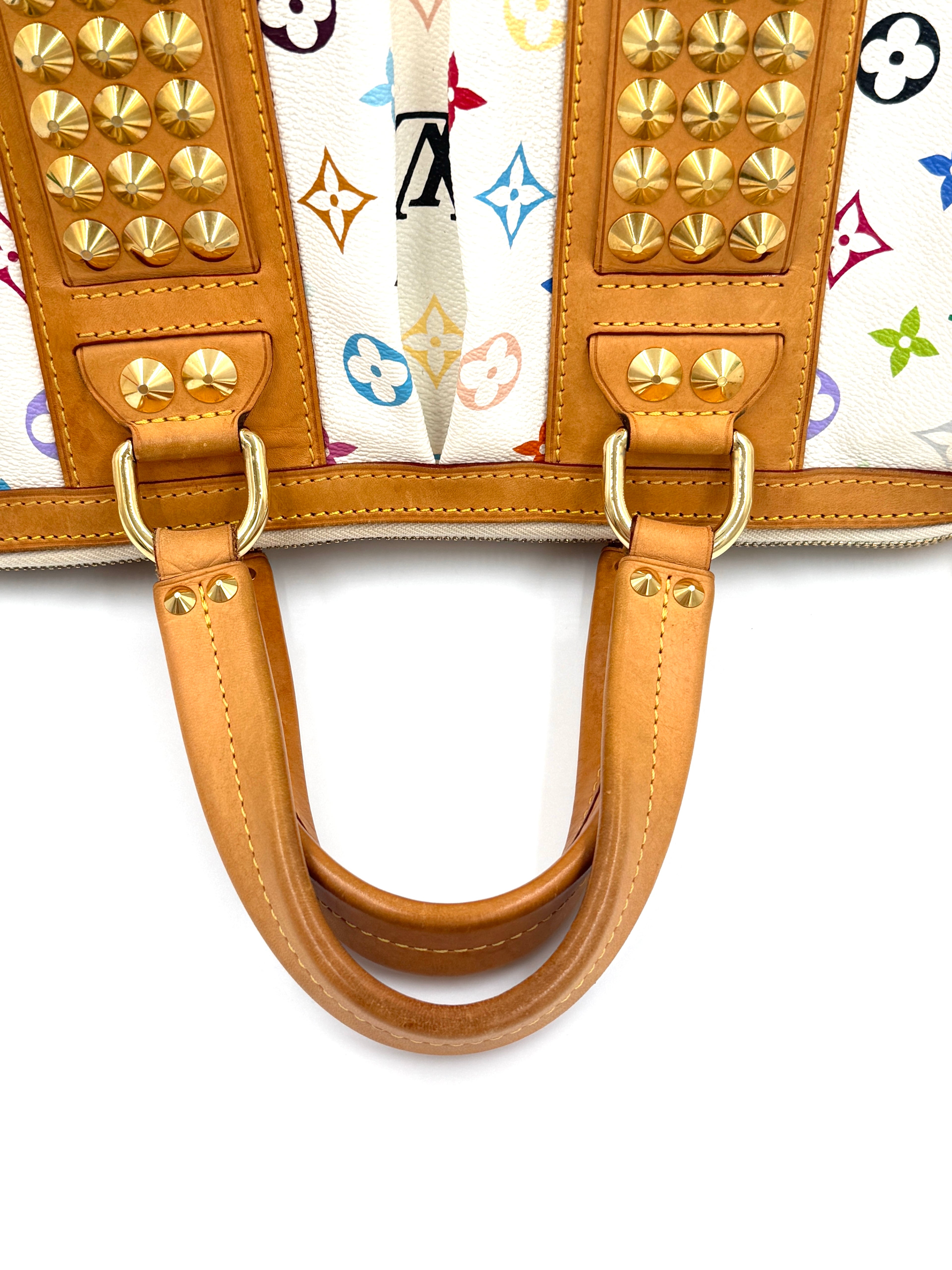 Pre-Owned Louis Vuitton Monogram Murakami Courtney MM Satchel - Authenticated