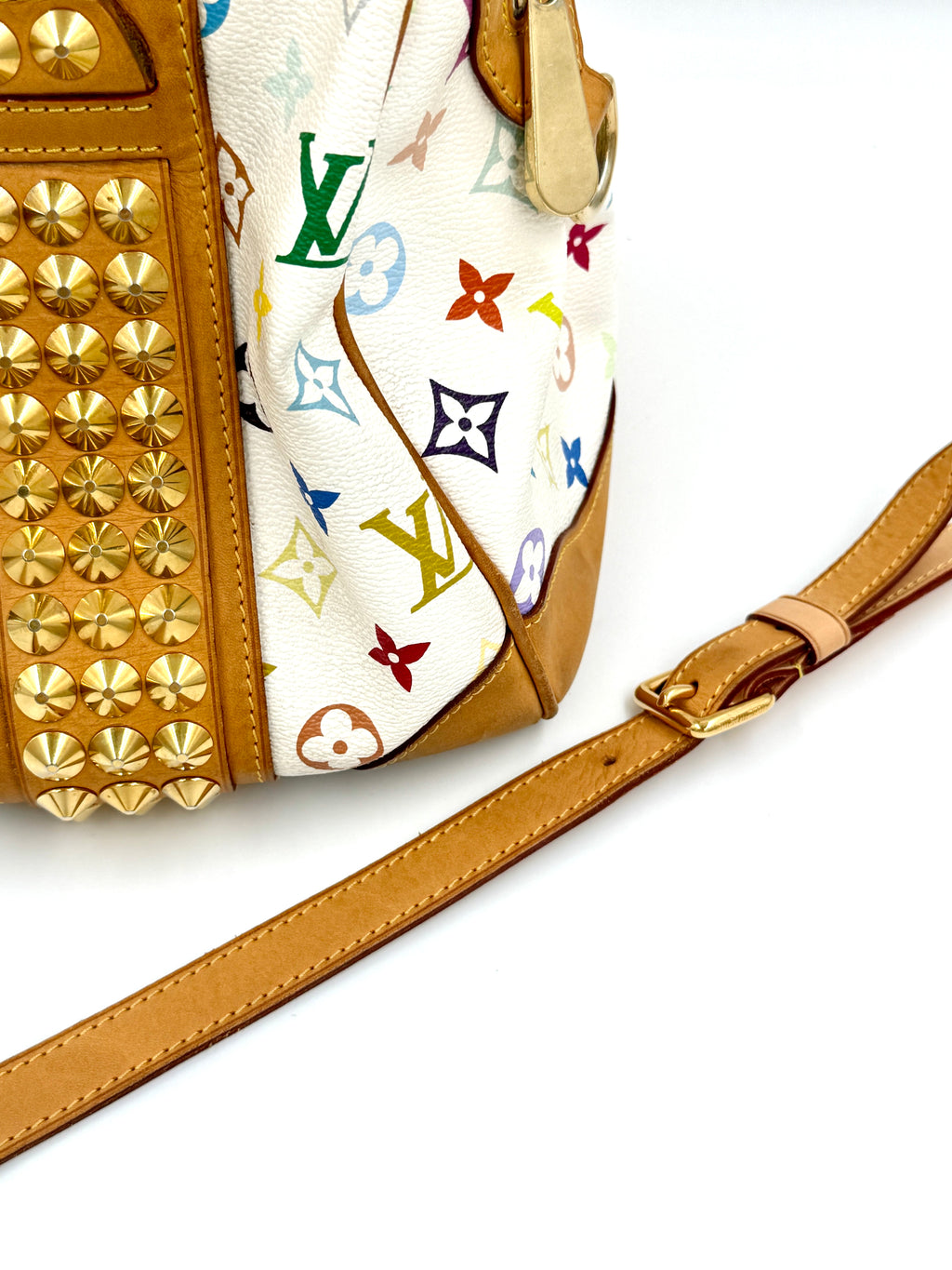 Pre-Owned Louis Vuitton Monogram Murakami Courtney MM Satchel - Authenticated