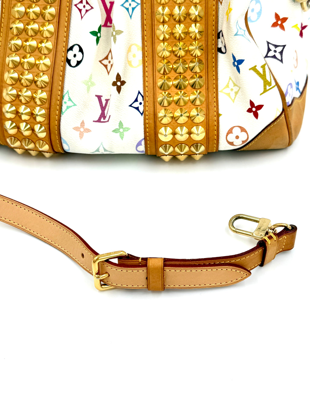 Pre-Owned Louis Vuitton Monogram Murakami Courtney MM Satchel - Authenticated