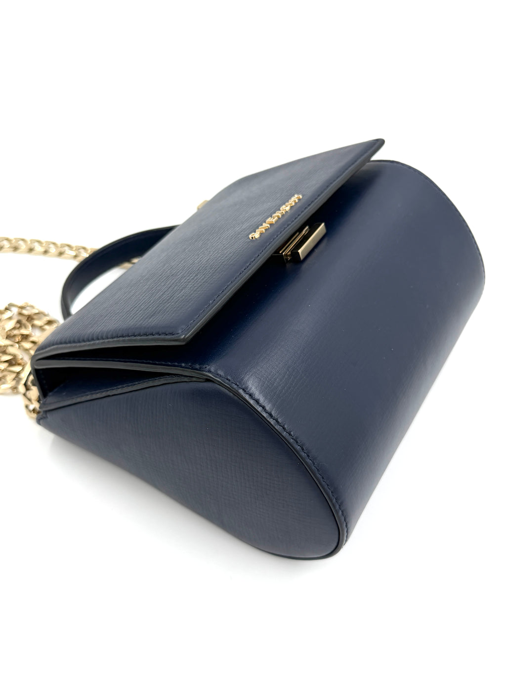 Pre-owned Givenchy Chain Pandora Box Bag Leather Mini - Authenticated