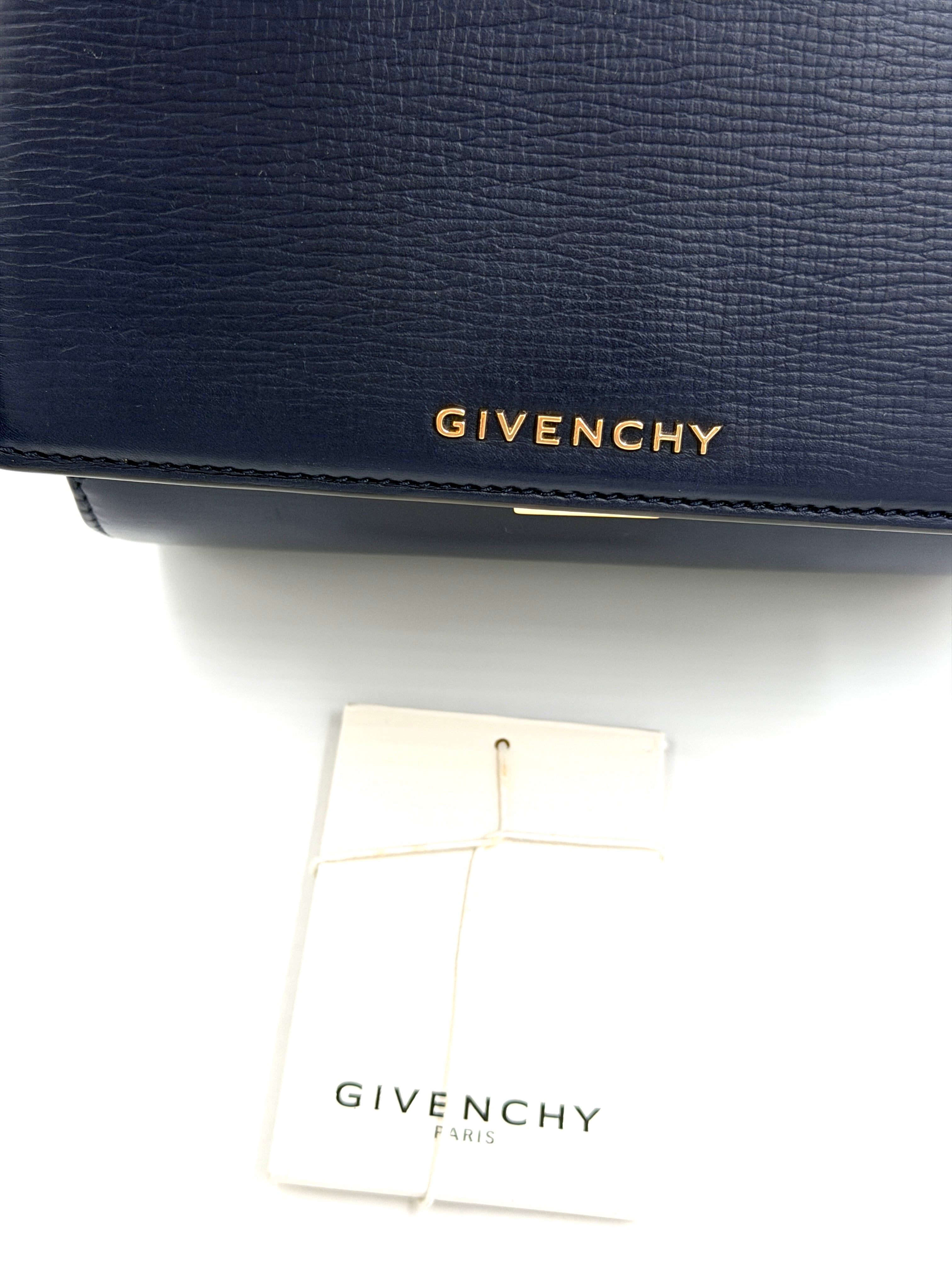 Pre-owned Givenchy Chain Pandora Box Bag Leather Mini - Authenticated