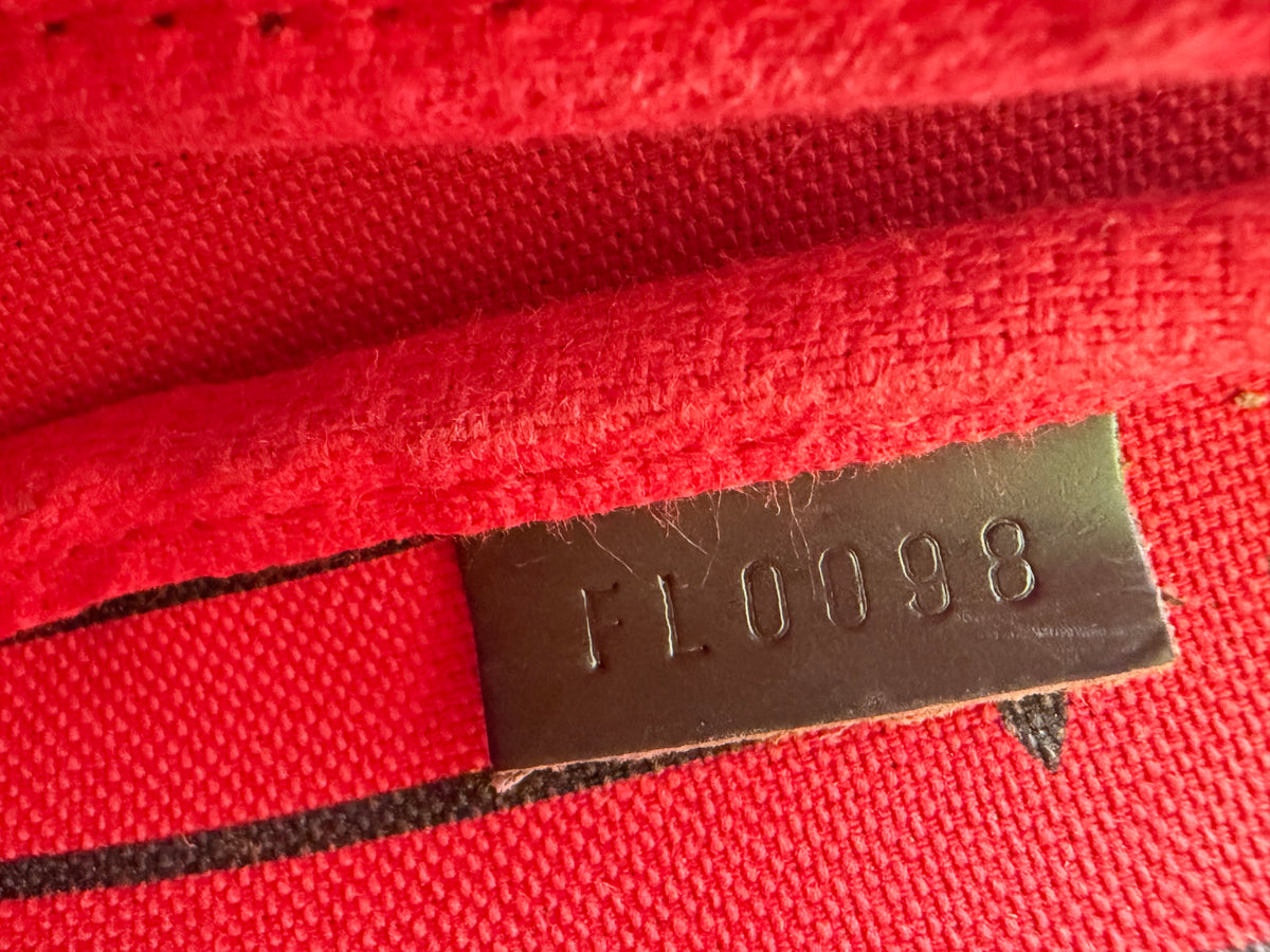 Pre-owned Louis Vuitton Damier Ebene Trunks & Bags Mini Pochette Accessoires - Authenticated