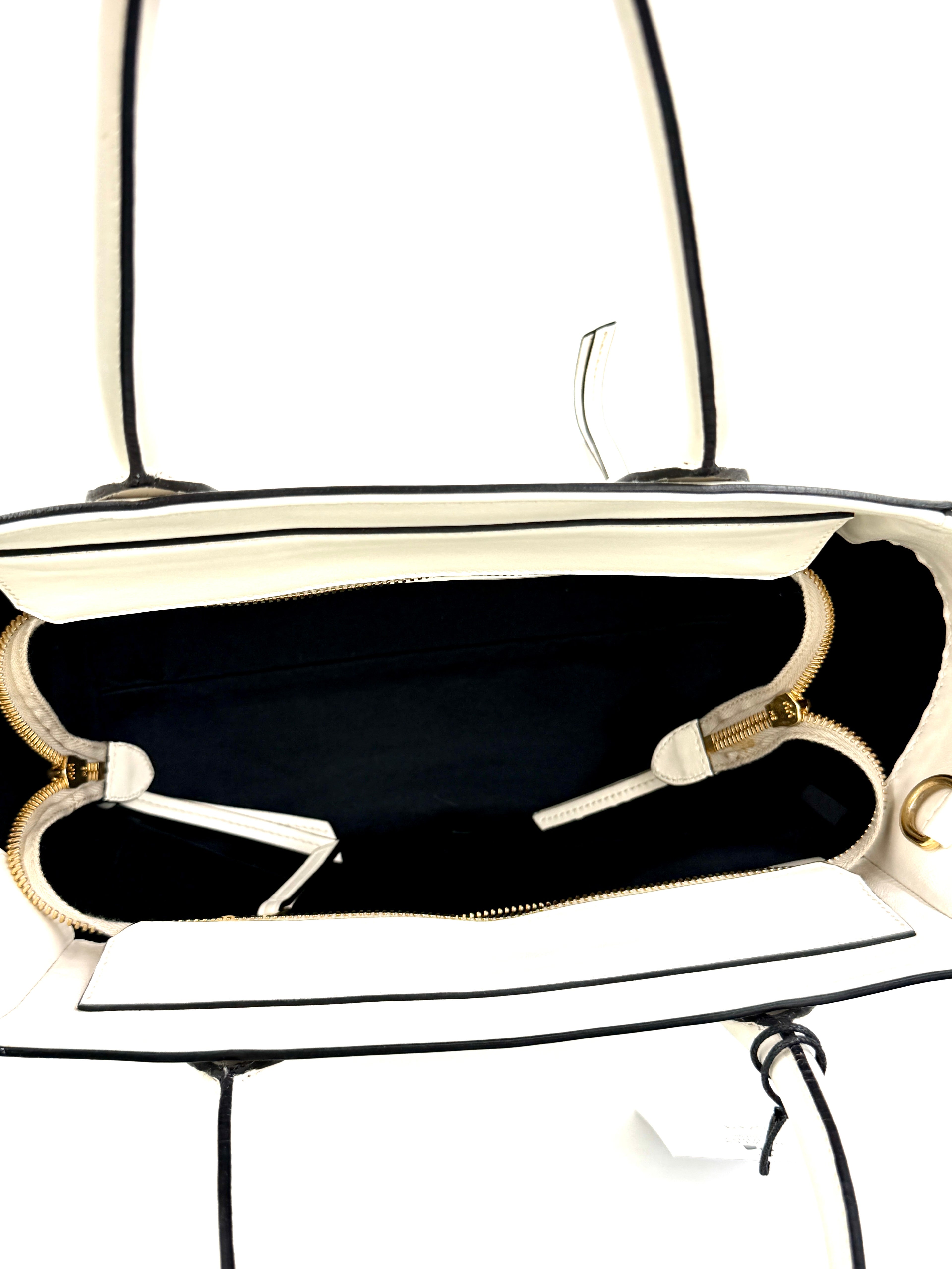 Pre-Owned Miu Miu Trapeze Leather Tote - Authenticated