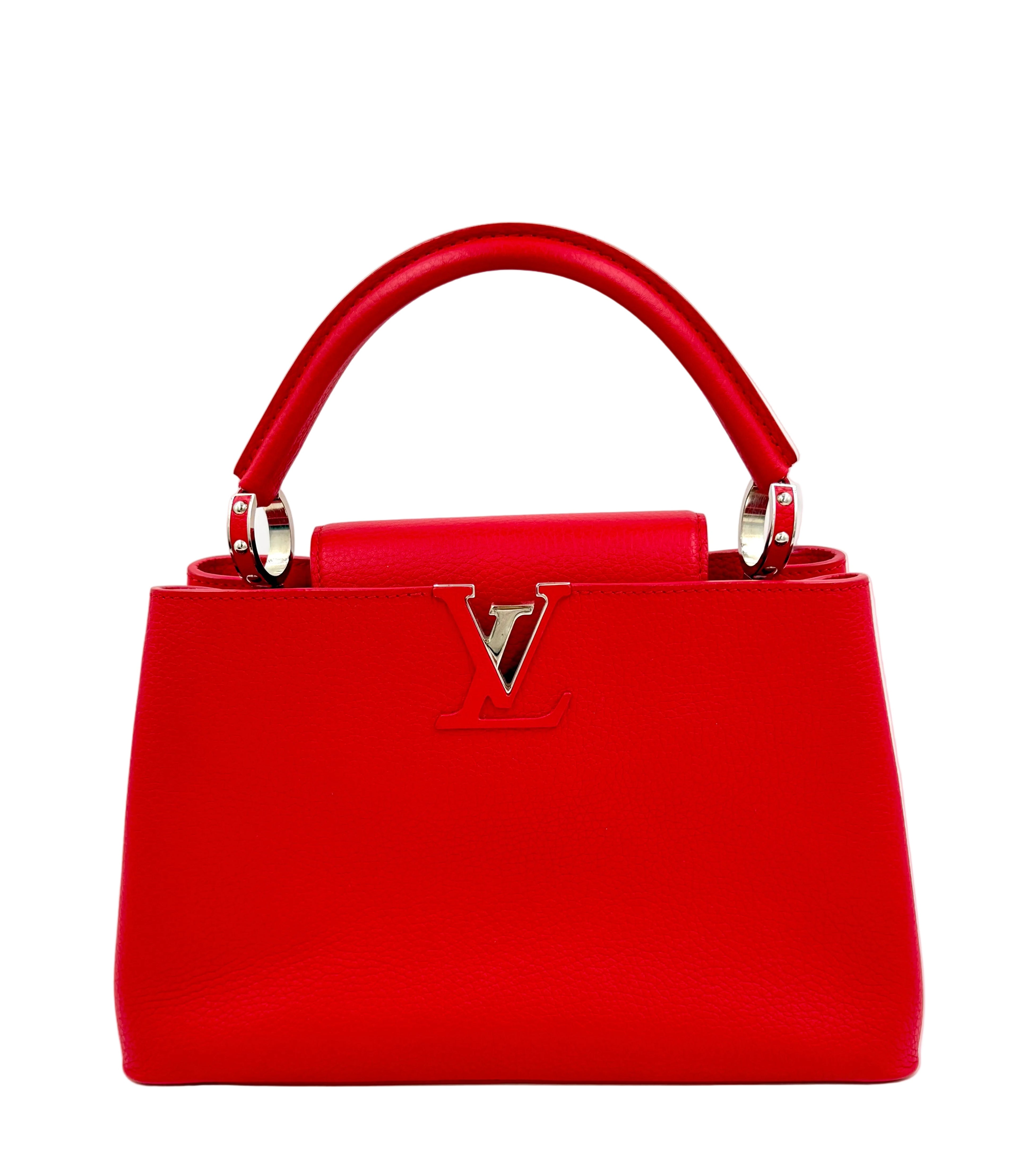 Pre-owned Louis Vuitton Taurillon Capucines BB - Authenticated