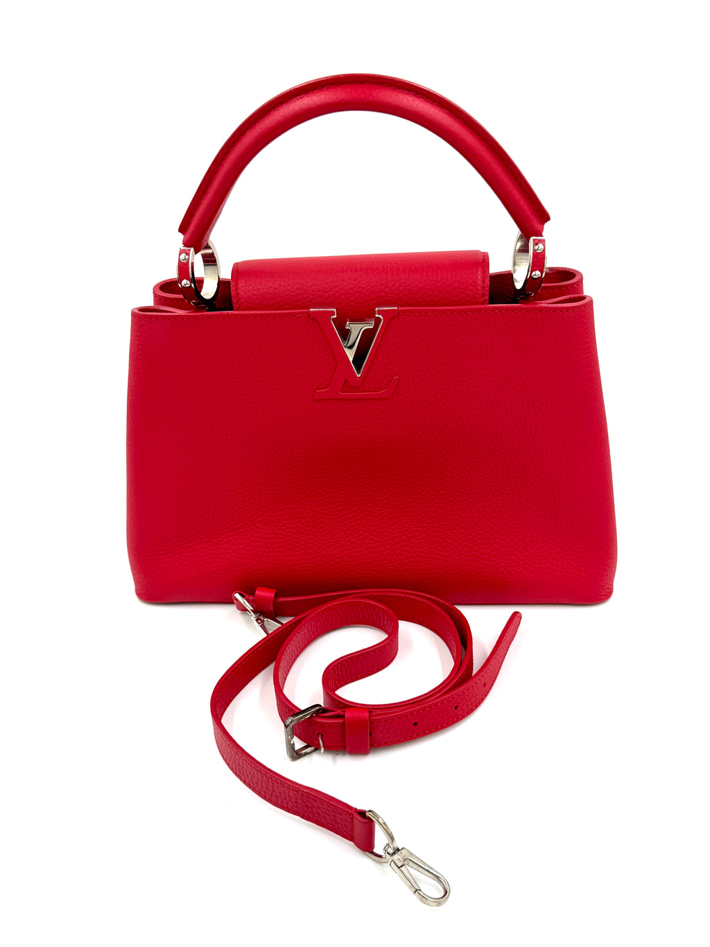 Pre-owned Louis Vuitton Taurillon Capucines BB - Authenticated
