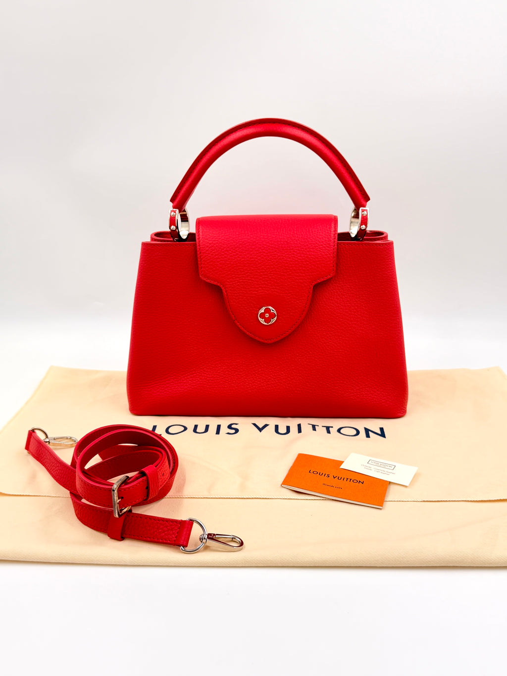 Pre-owned Louis Vuitton Taurillon Capucines BB - Authenticated