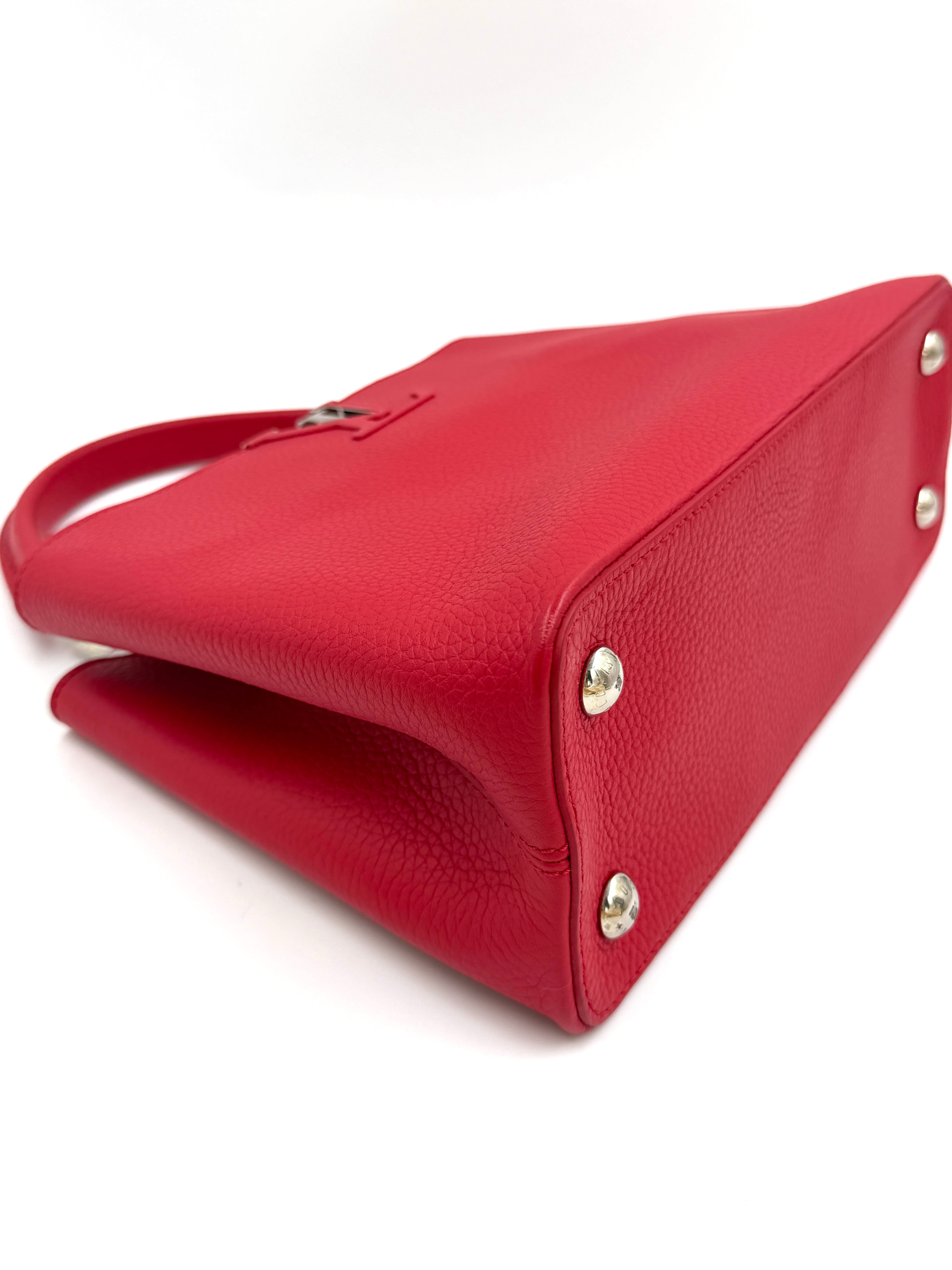 Pre-owned Louis Vuitton Taurillon Capucines BB - Authenticated