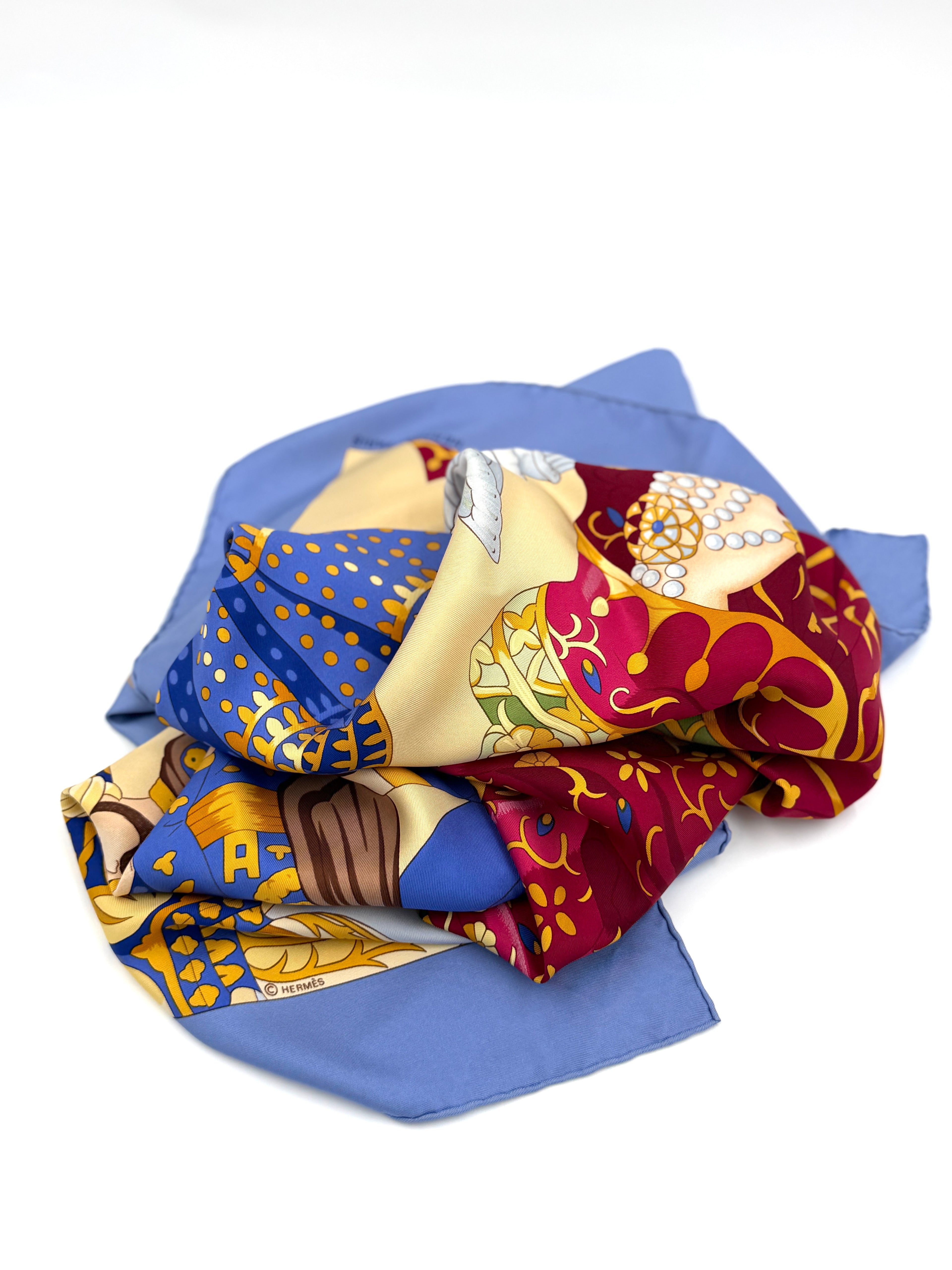 Pre-owned Hermès Splendeur des Maharajas 90cm Silk Scarf - Authenticated