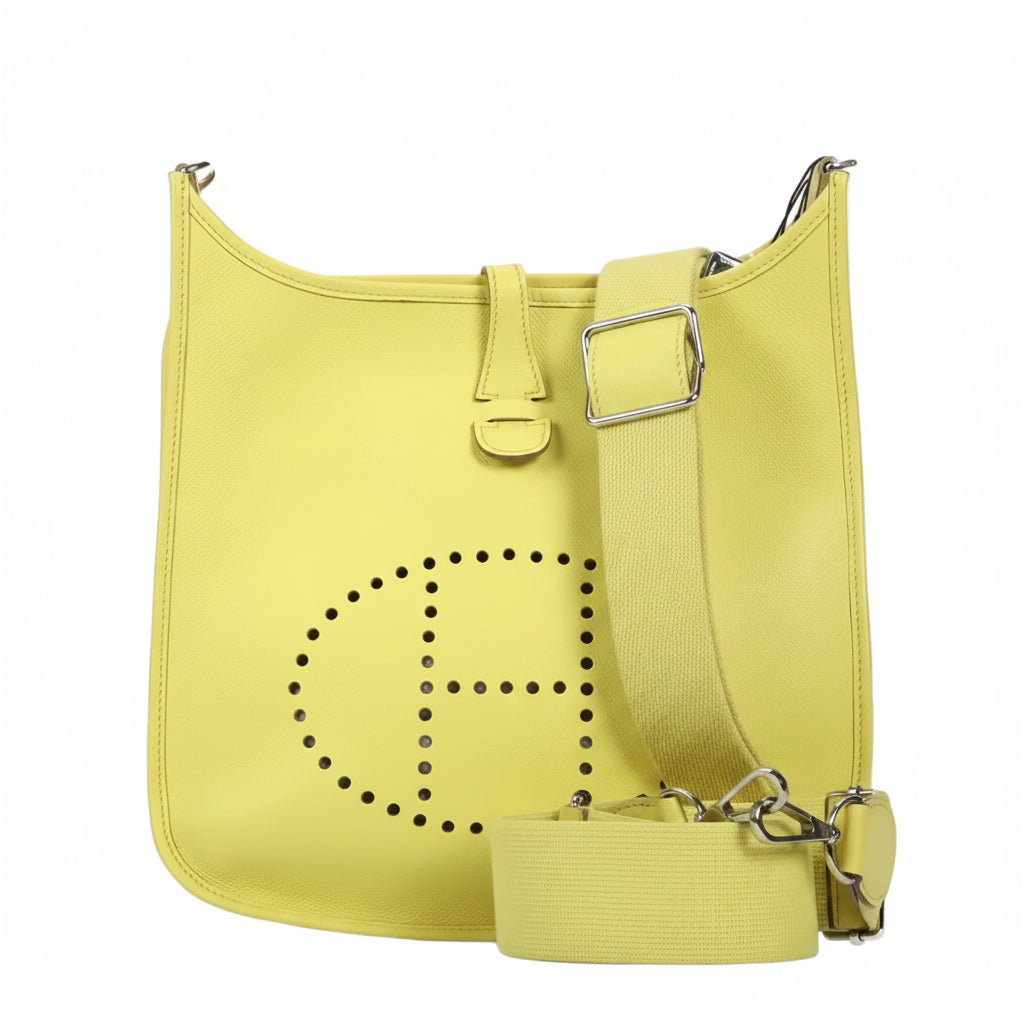 Pre-owned 2011 Hermès Yellow Epsom Evelyne III 33 Crossbody Bag - Authenticated