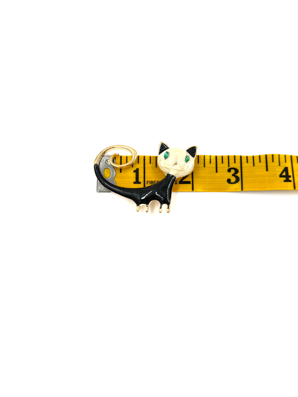 Pre-Owned Unbranded Whimsical Cat Brooch Pin