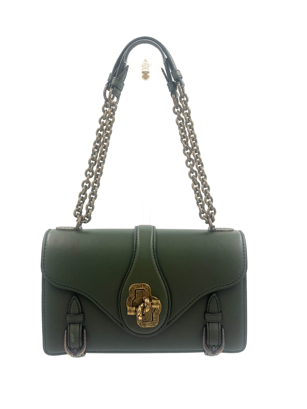 Pre-owned Bottega Veneta Green City Knot Bag - Authenticated