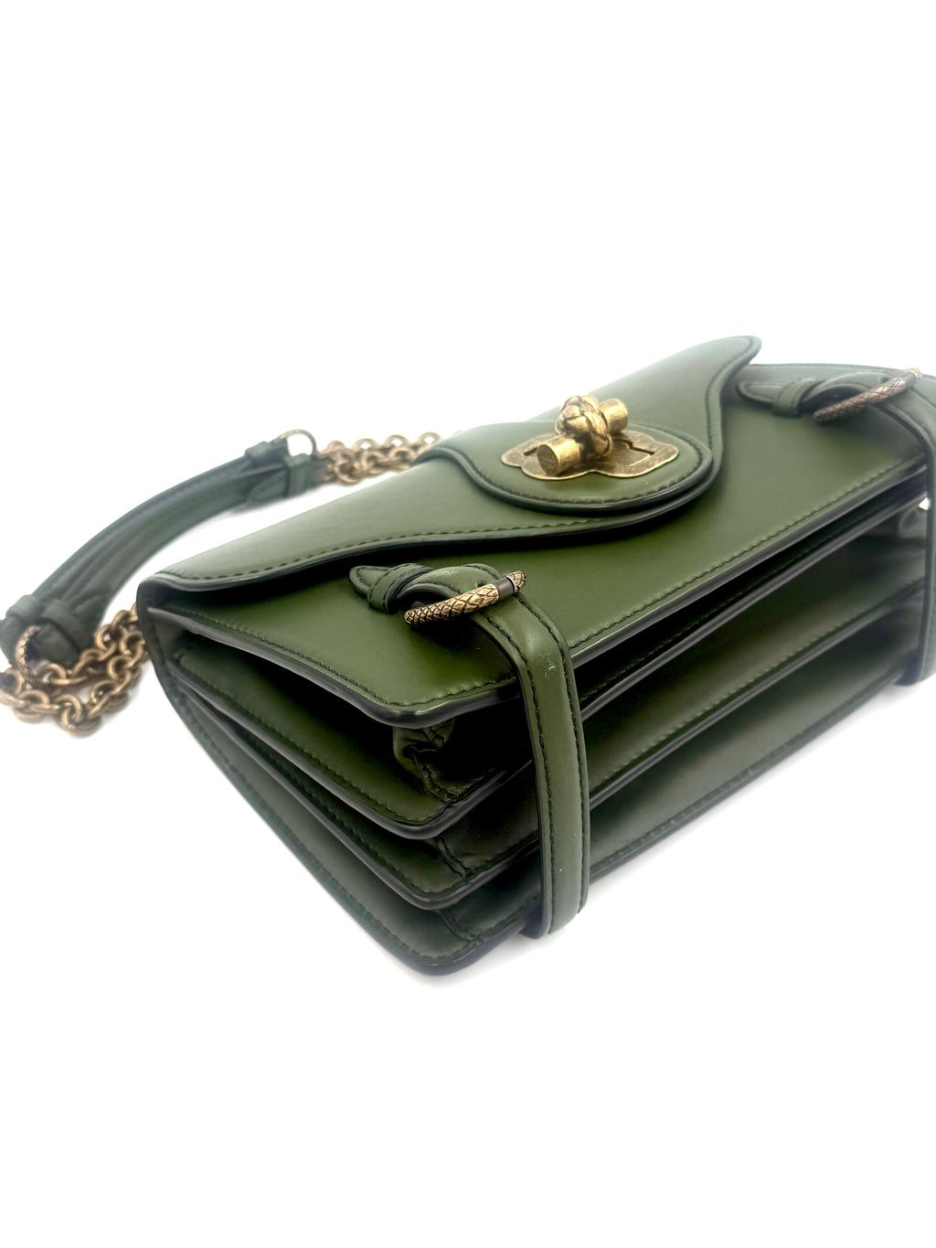 Pre-owned Bottega Veneta Green City Knot Bag - Authenticated