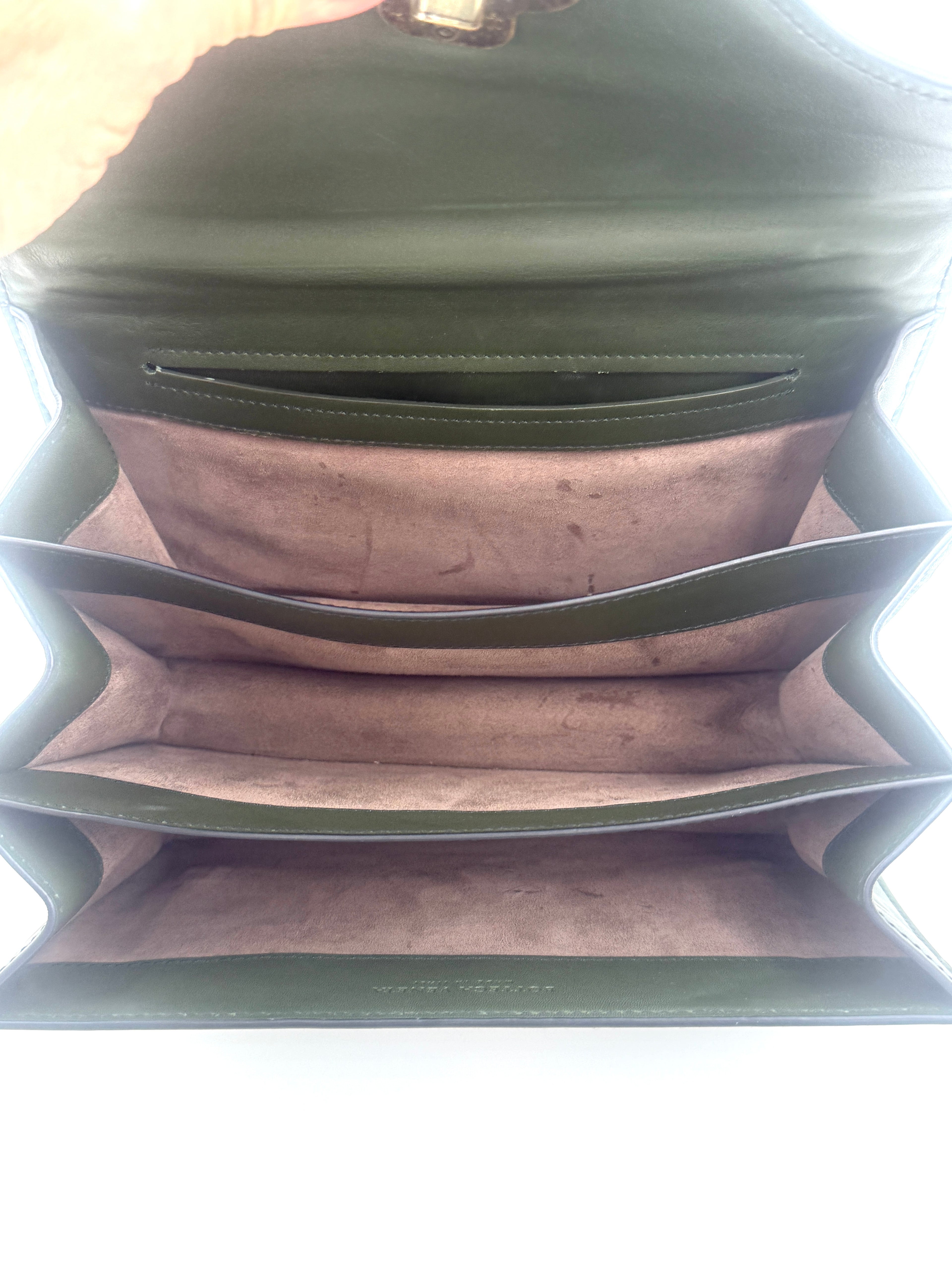 Pre-owned Bottega Veneta Green City Knot Bag - Authenticated