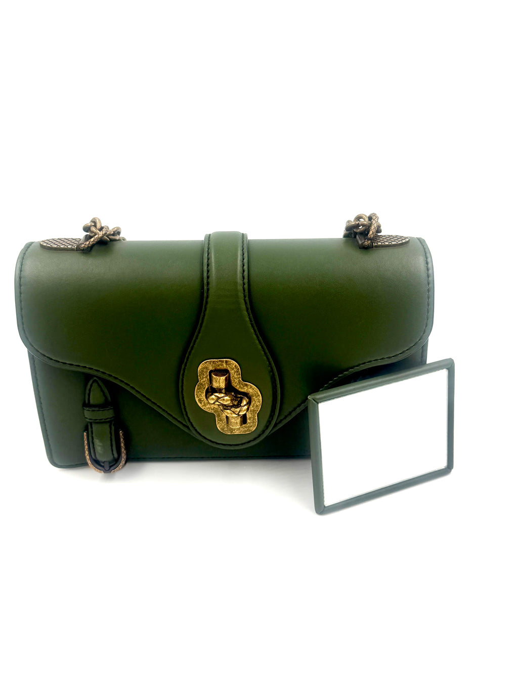 Pre-owned Bottega Veneta Green City Knot Bag - Authenticated