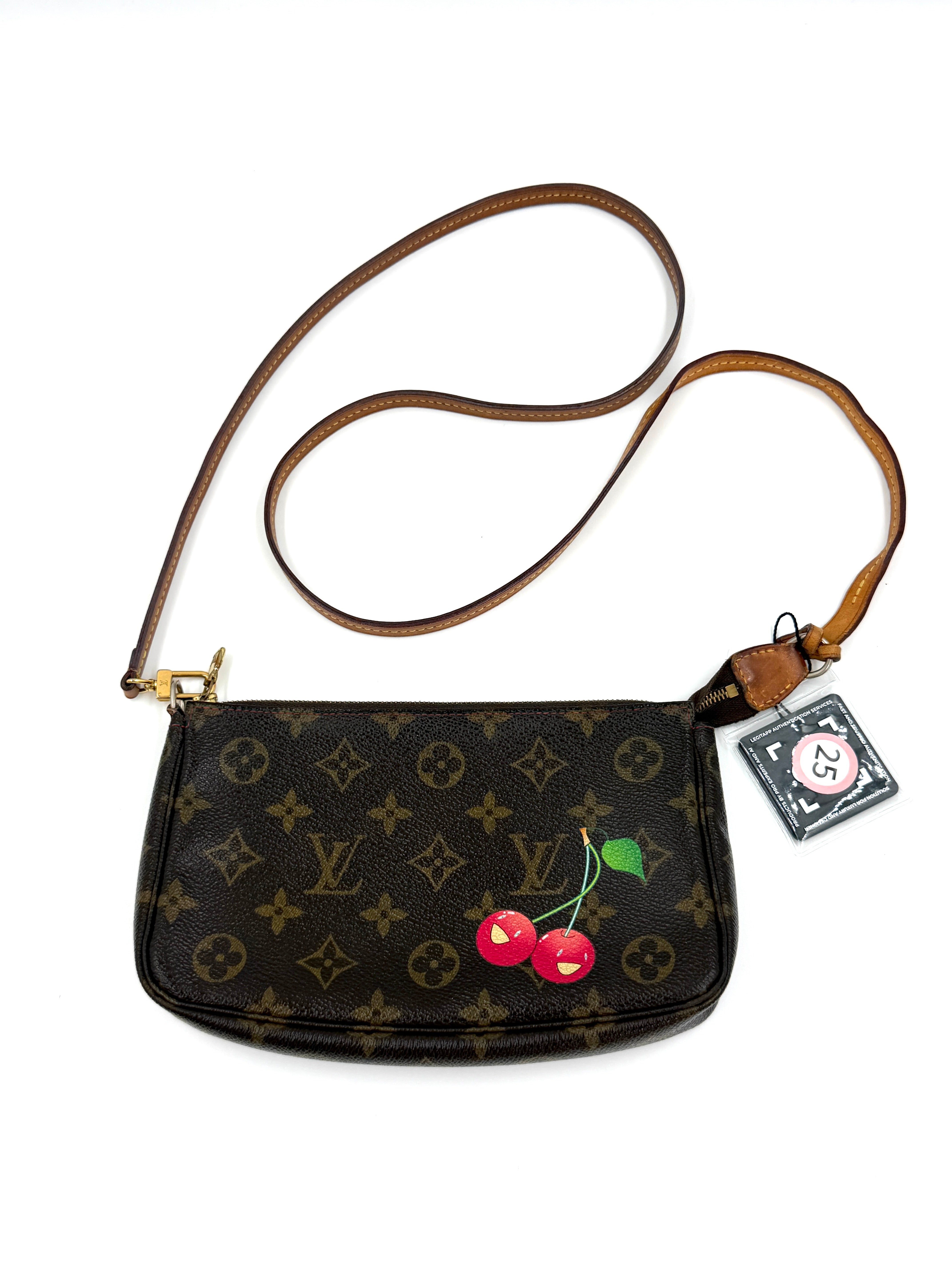 Pre-owned Vintage Louis Vuitton x Murakami Cherry Pochette 2005