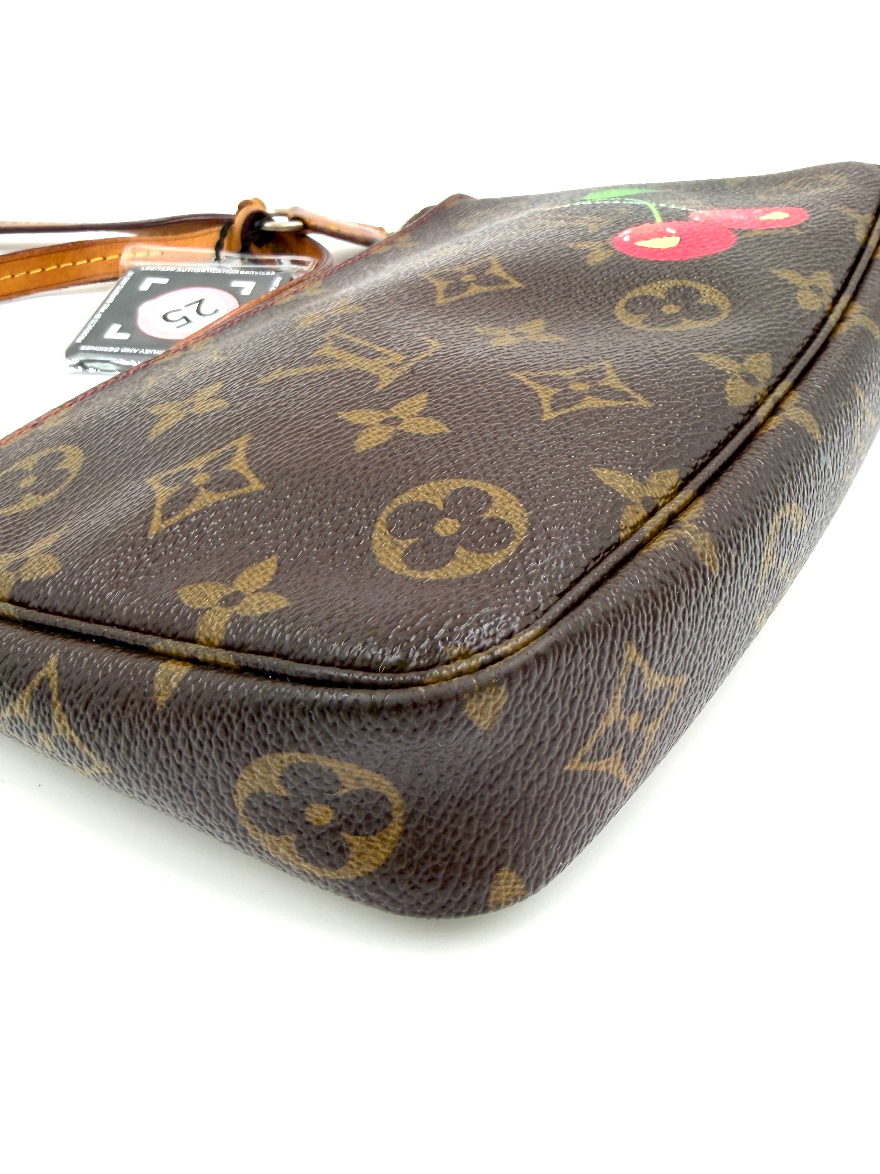 Pre-owned Vintage Louis Vuitton x Murakami Cherry Pochette Accessories Bag - Authenticated