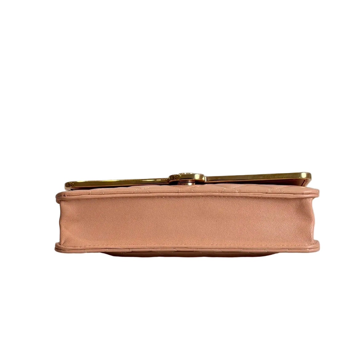 Pre-owned Chanel Mini Matelasse 17 Milk Tea Beige Lambskin Flap Bag - Authenticated
