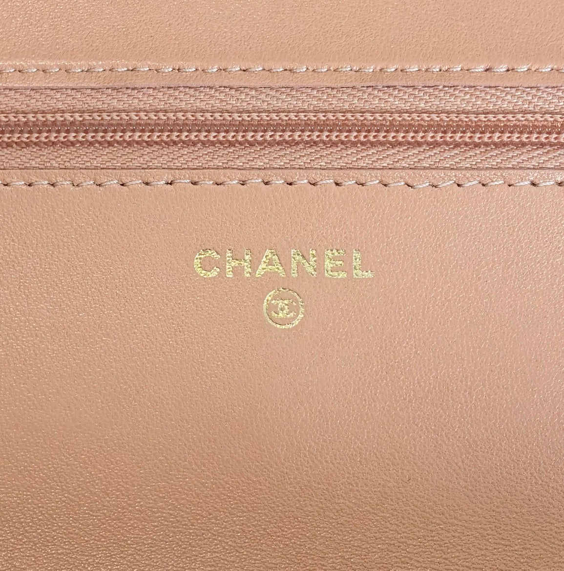 Pre-owned Chanel Mini Matelasse 17 Milk Tea Beige Lambskin Flap Bag - Authenticated