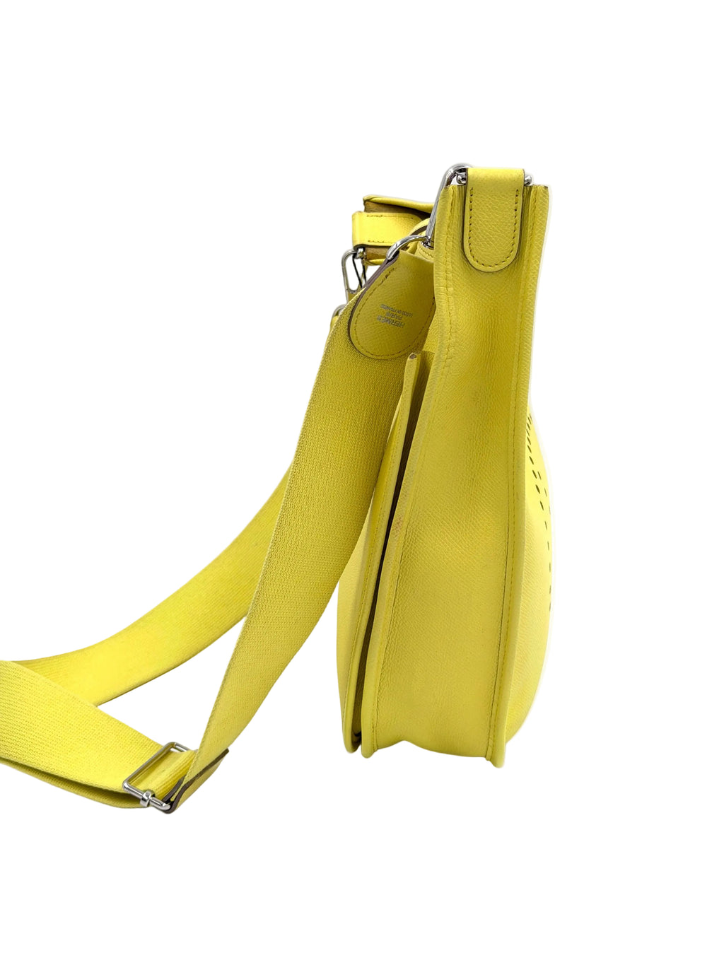 Pre-owned 2011 Hermès Yellow Epsom Evelyne III 33 Crossbody Bag - Authenticated