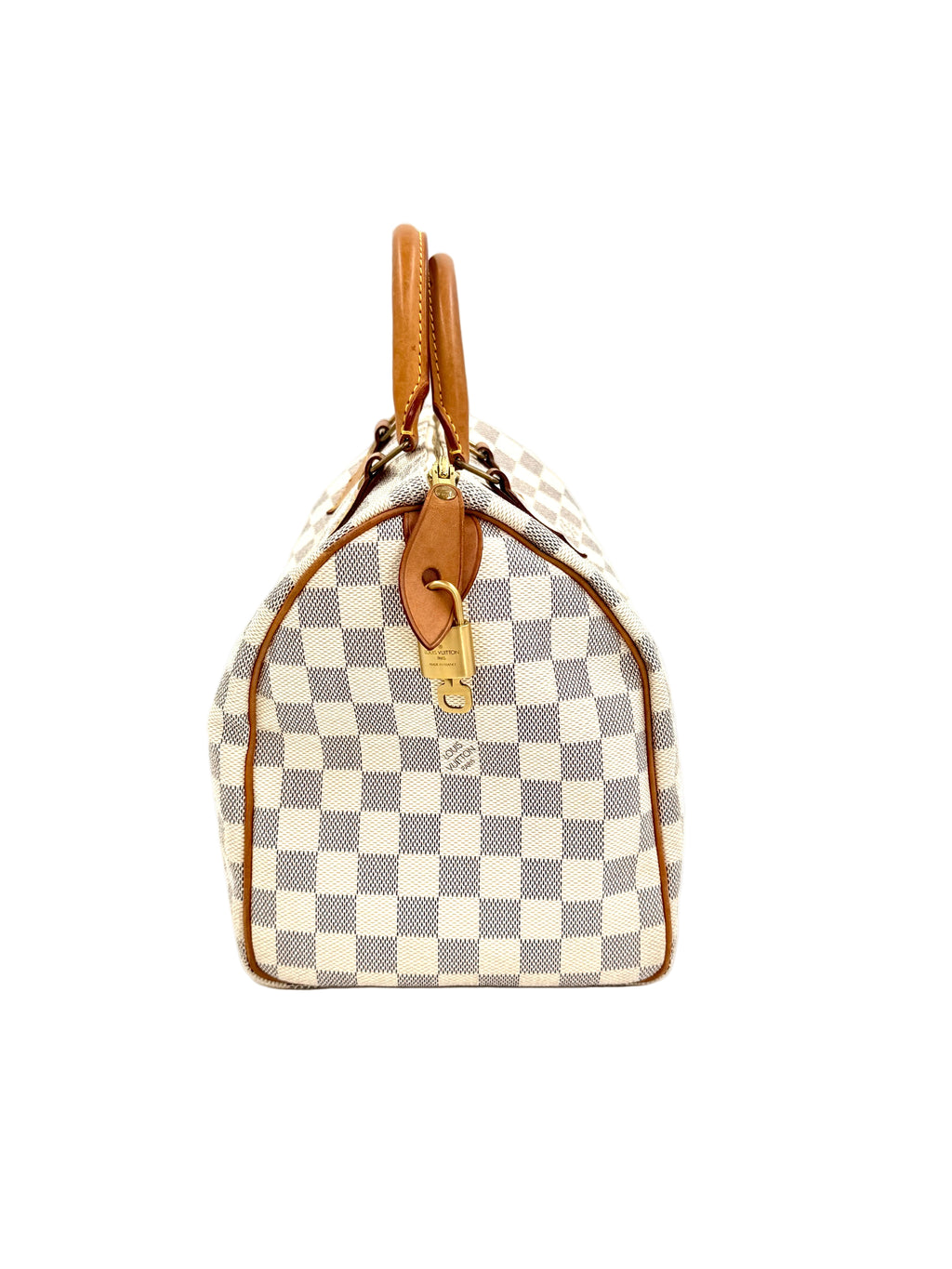 Pre-Owned Louis Vuitton Damier Azur Coated Canvas Speedy 30 - Authenticated