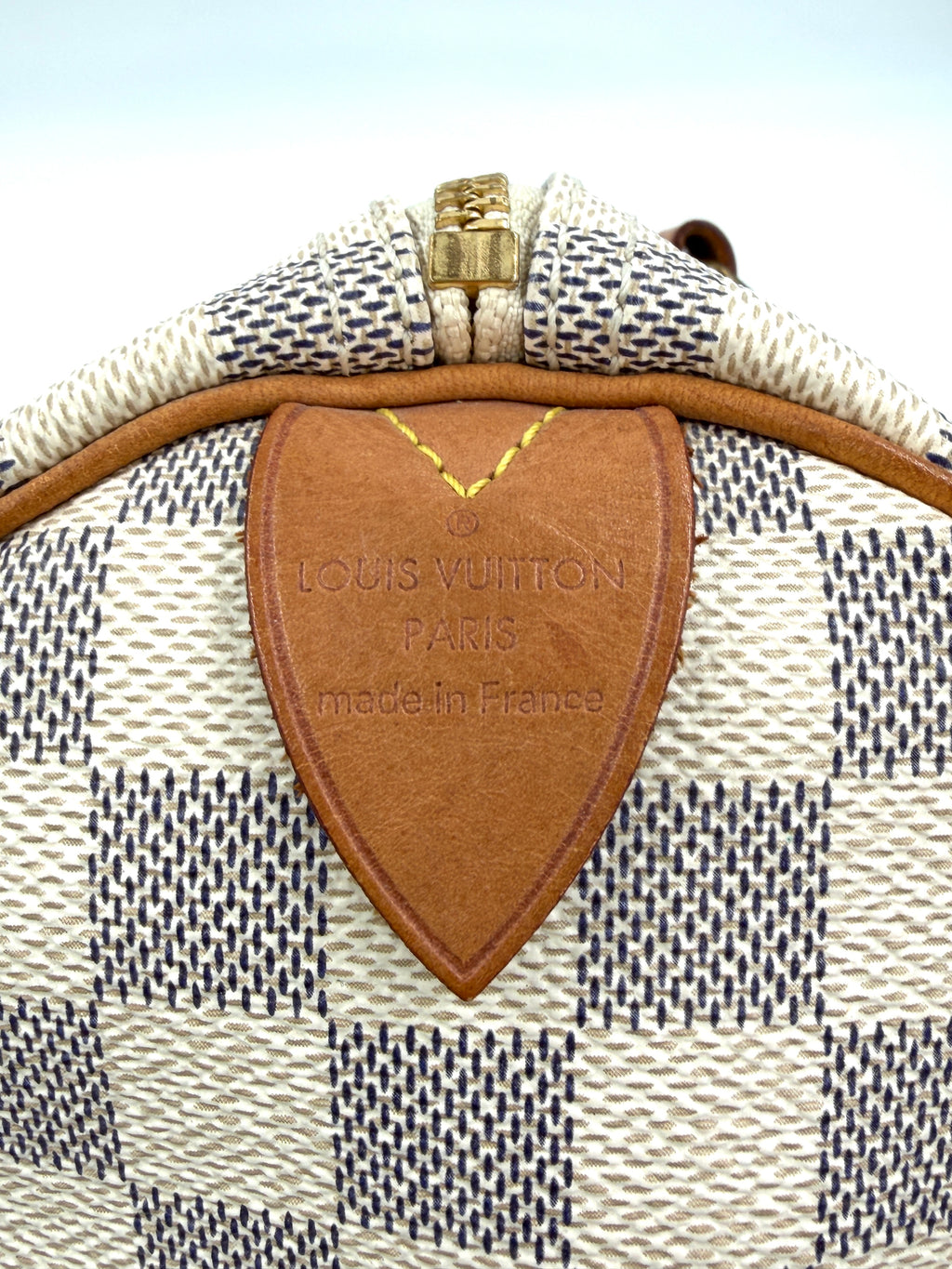 Pre-Owned Louis Vuitton Damier Azur Coated Canvas Speedy 30 - Authenticated