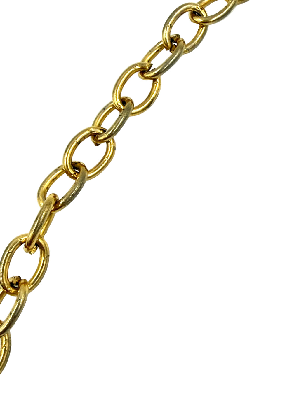 Pre-Owned Chanel Gold Plated CC Medallion Pagoda Charm Necklace - Authentic