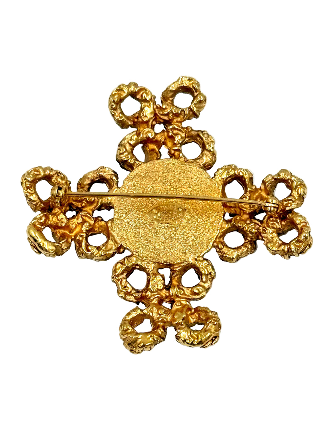 Pre-Owned Chanel 1993 Lava Collection Brooch - Authenticated