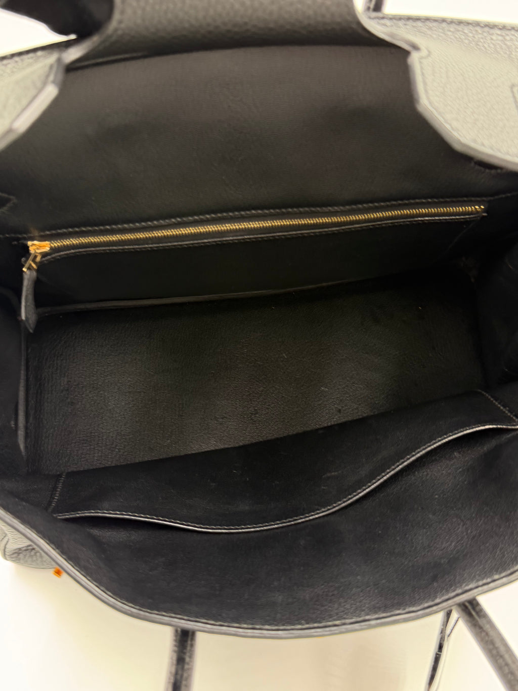 Pre-owned Hermès Birkin 35 Noir Togo Leather Gold Hardware - Authenticated