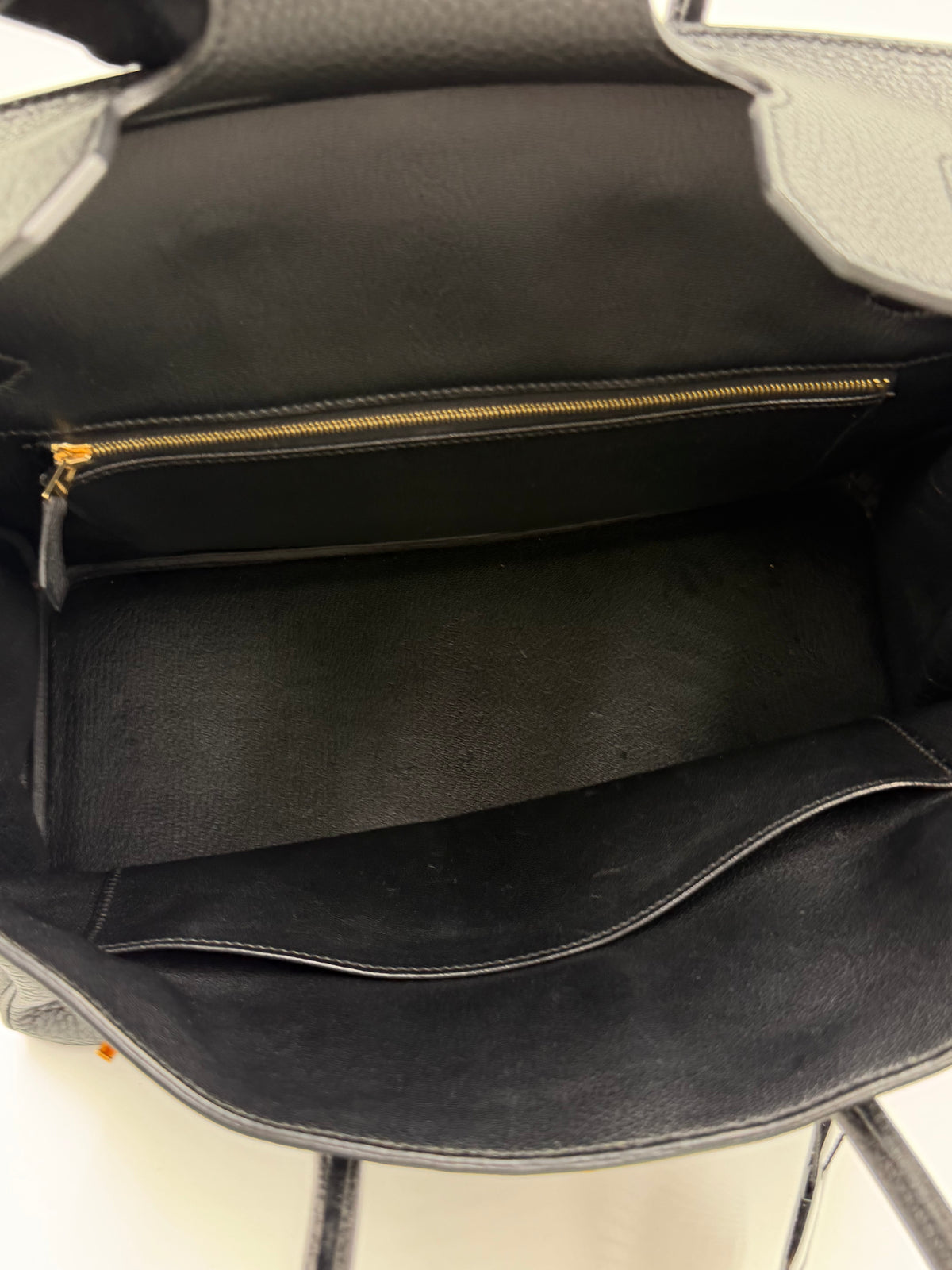 Pre-owned Hermès Birkin 35 Noir Togo Leather Gold Hardware - Authenticated