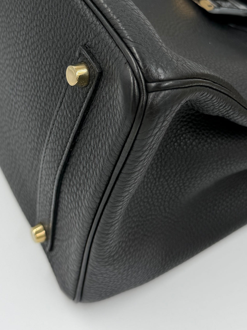 Pre-owned Hermès Birkin 35 Noir Togo Leather Gold Hardware - Authenticated