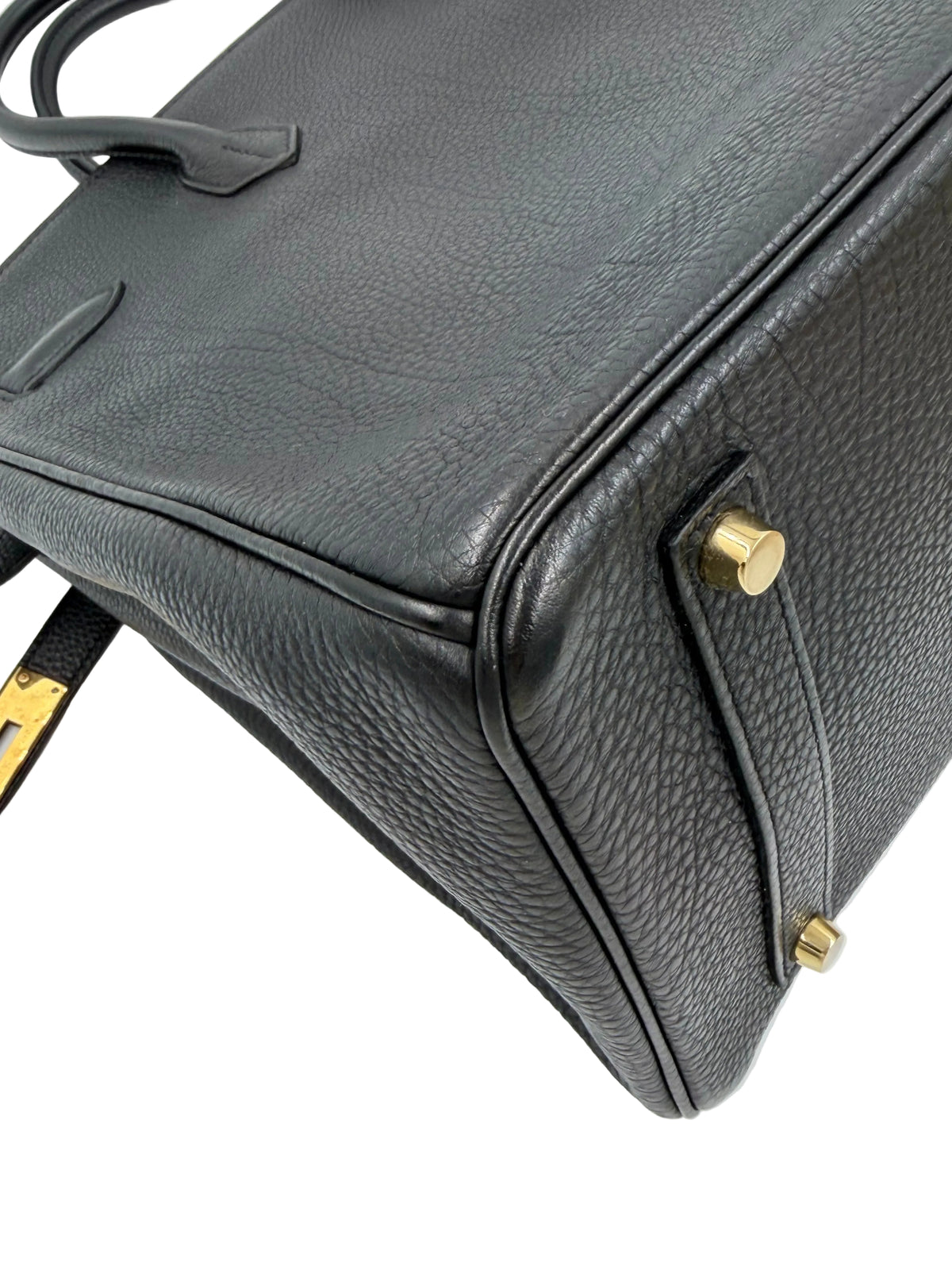 Pre-owned Hermès Birkin 35 Noir Togo Leather Gold Hardware - Authenticated