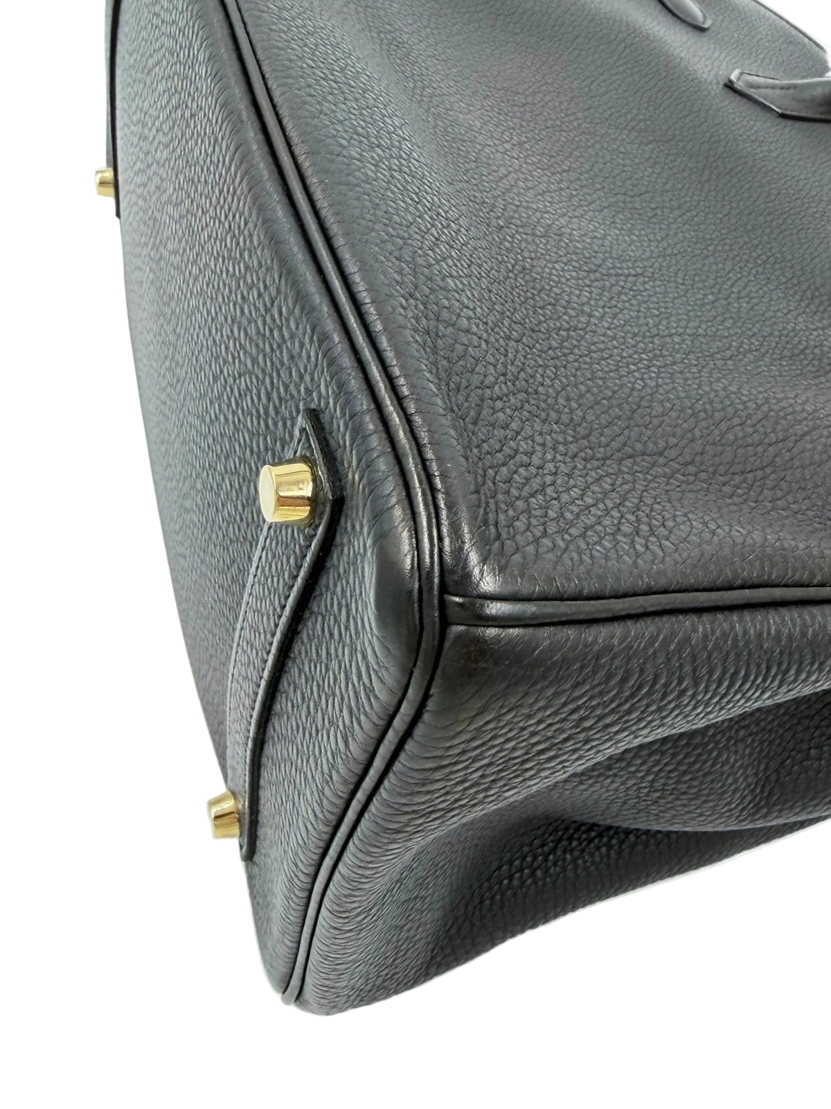 Pre-owned Hermès Birkin 35 Noir Togo Leather Gold Hardware - Authenticated