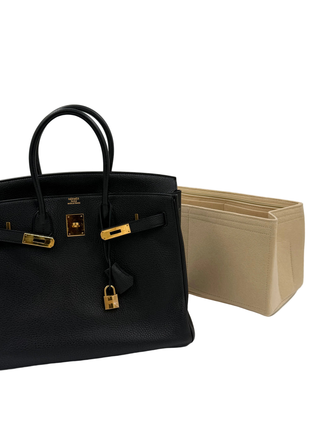 Pre-owned Hermès Birkin 35 Noir Togo Leather Gold Hardware - Authenticated