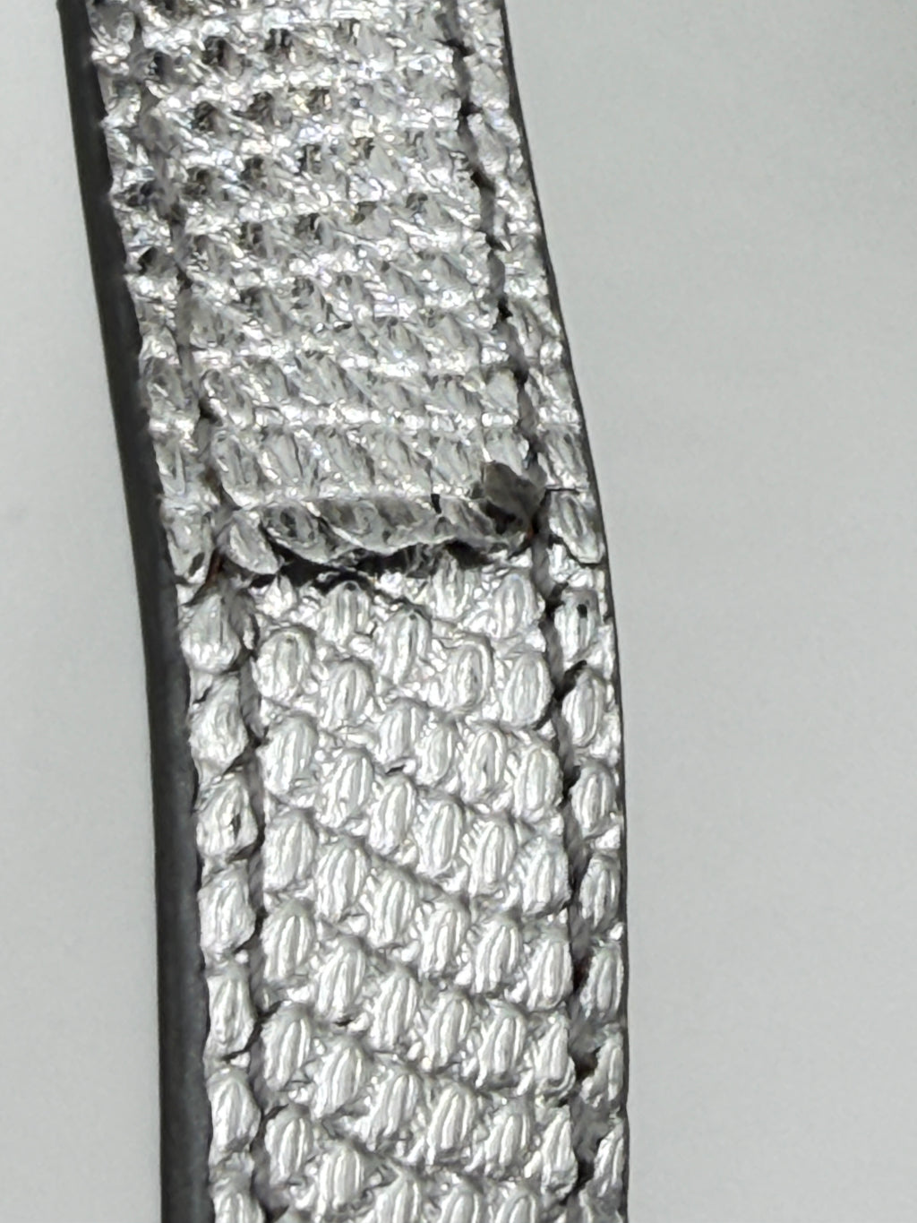 Pre-owned Christian Dior Mini Lady Dior Bag, Metallic Silver Lizard Skin, Limited Edition - Authenticated