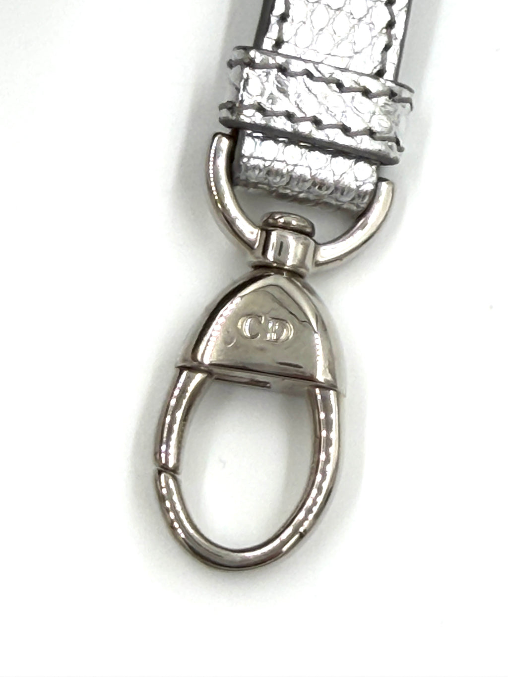 Pre-owned Christian Dior Mini Lady Dior Bag, Metallic Silver Lizard Skin, Limited Edition - Authenticated