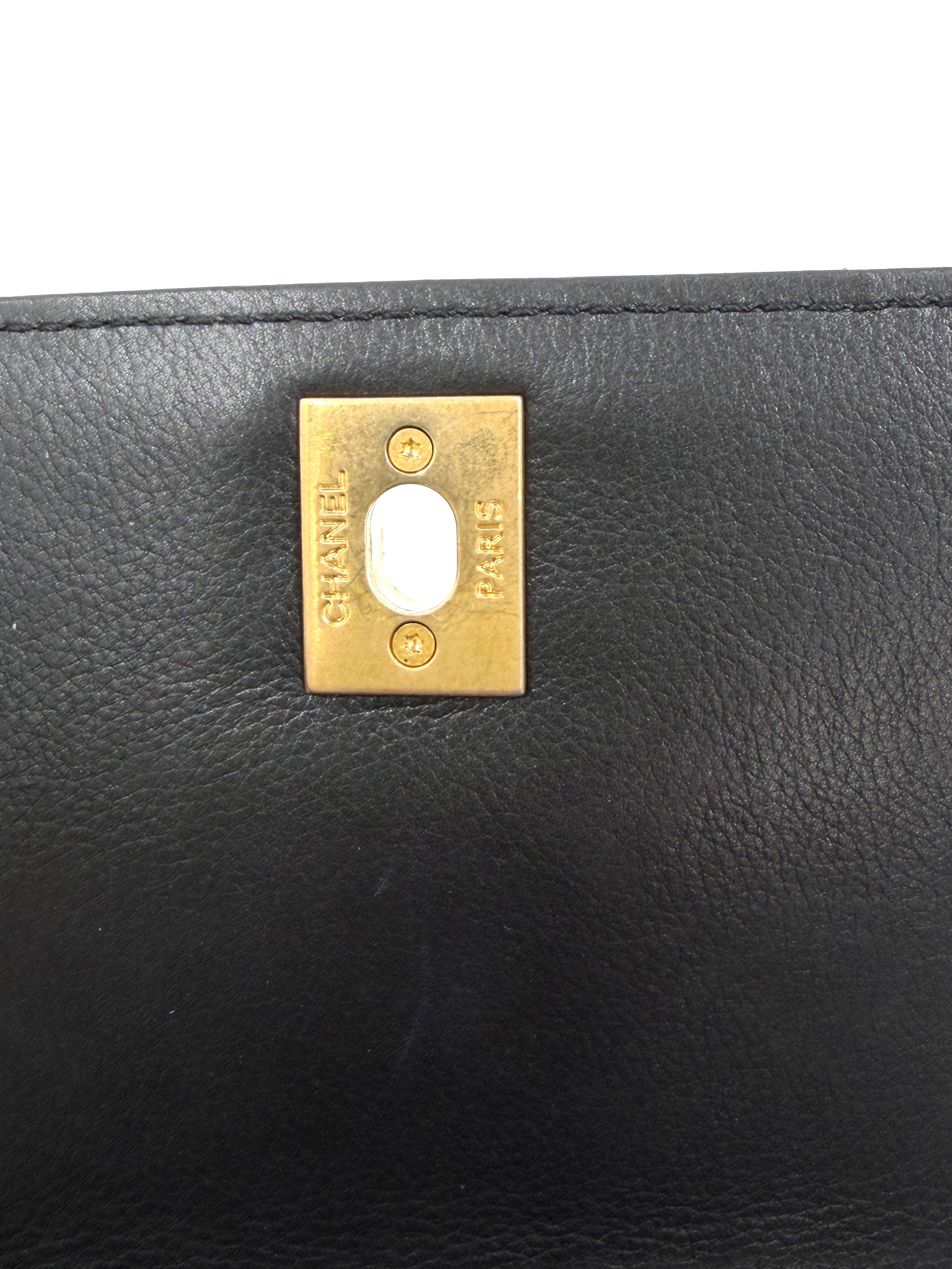 Pre-owned Chanel Calfskin Crystal Quilted Extra Mini Coco Handle Flap - Authenticated