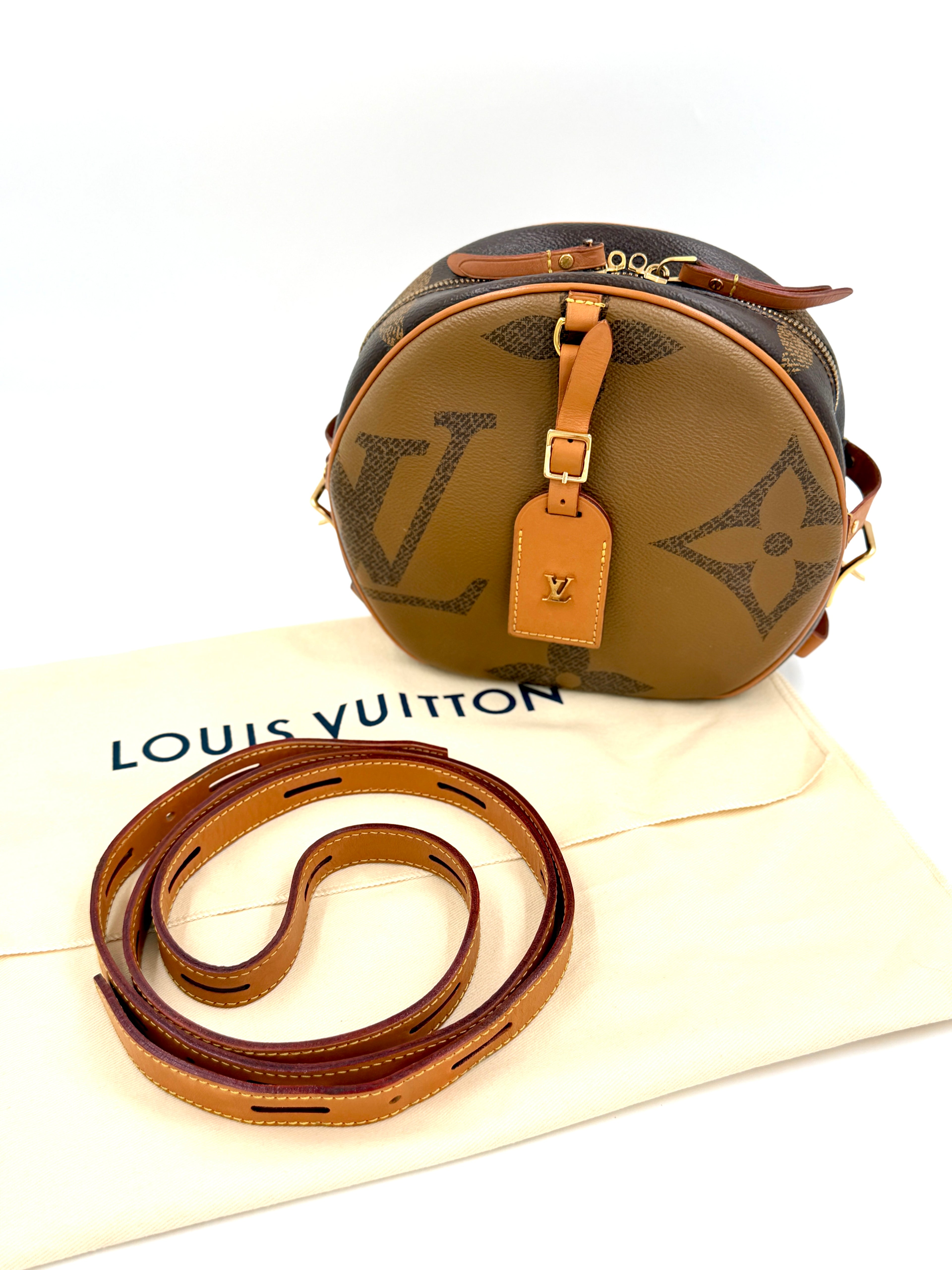 Pre-owned Louis Vuitton Reverse Monogram Boite Chapeau Souple - Authenticated