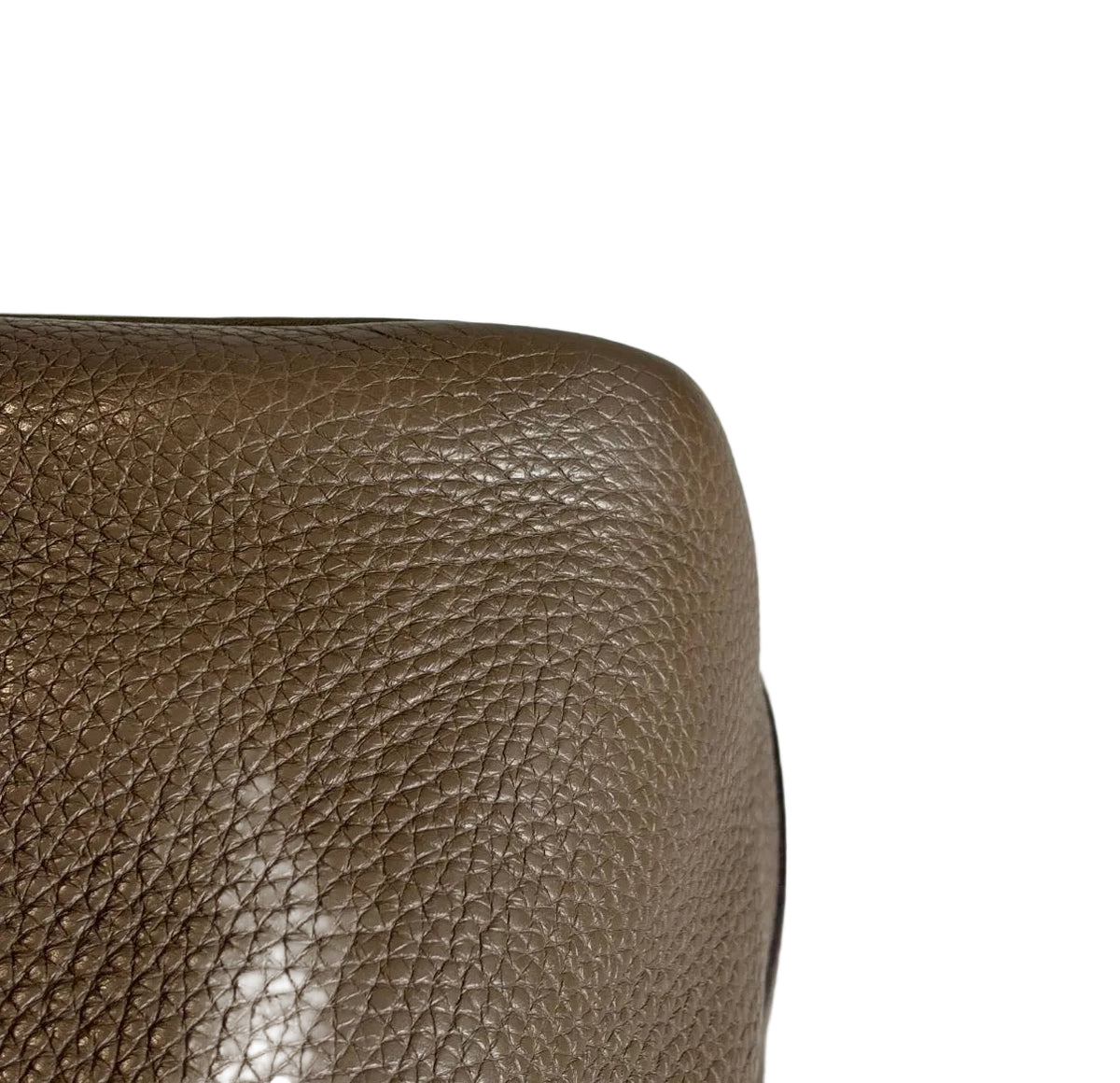 Pre-owned Hermès Picotin 22 Etoupe Taurillon Clemence Leather with Gold Hardware - Authenticated