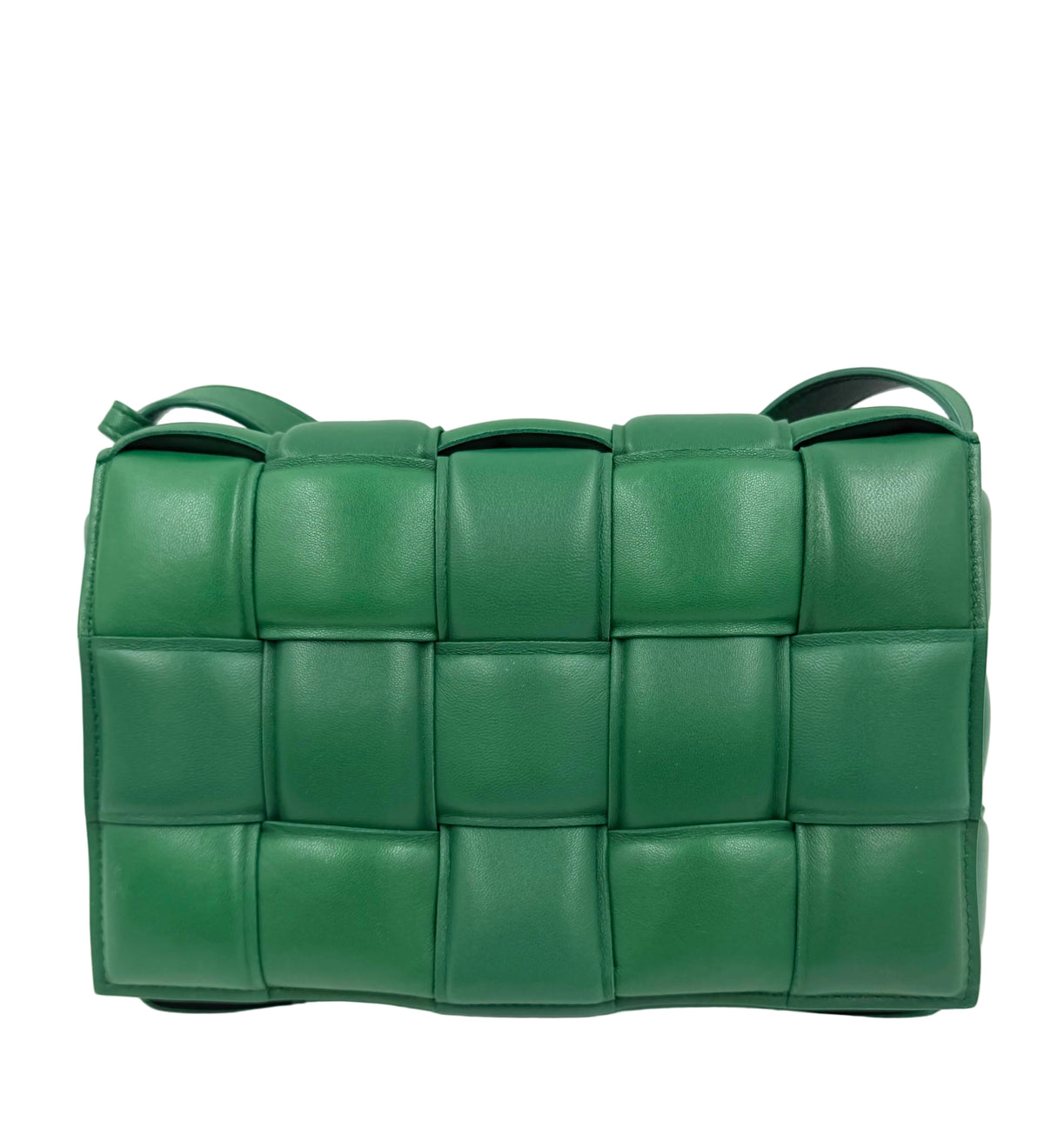 Pre-owned Bottega Veneta Green Padded Cassette Shoulder Bag - Authenticated