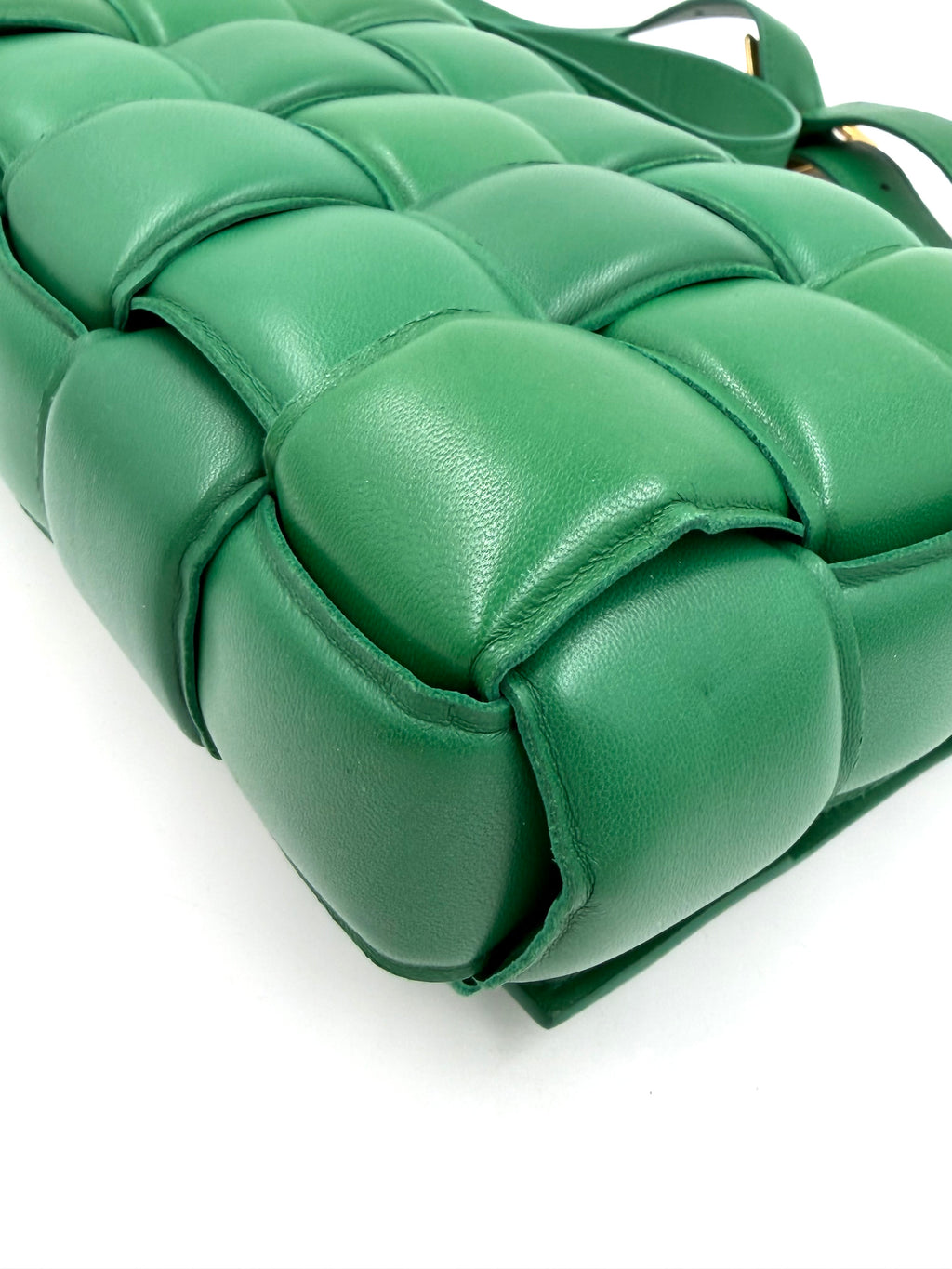 Pre-owned Bottega Veneta Green Padded Cassette Shoulder Bag - Authenticated