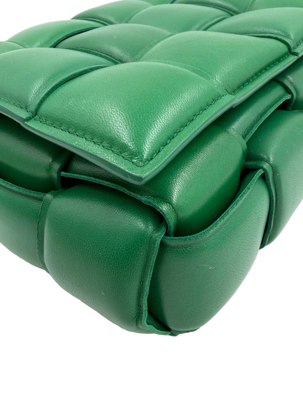 Pre-owned Bottega Veneta Green Padded Cassette Shoulder Bag - Authenticated